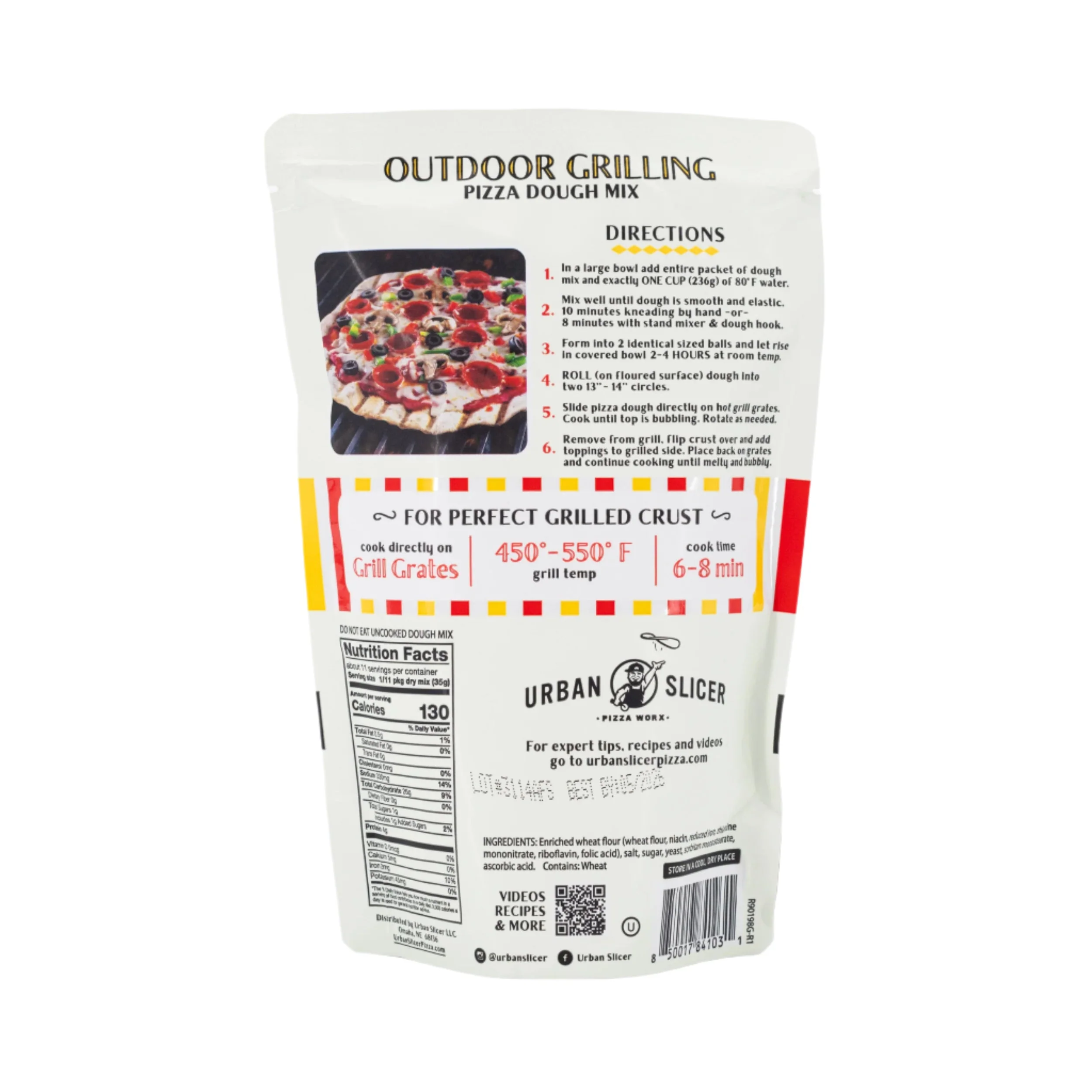 Outdoor Grilling Pizza Dough | Pack of 2 | 13.4 oz | Urban Slicer Pizza Worx - Image 3