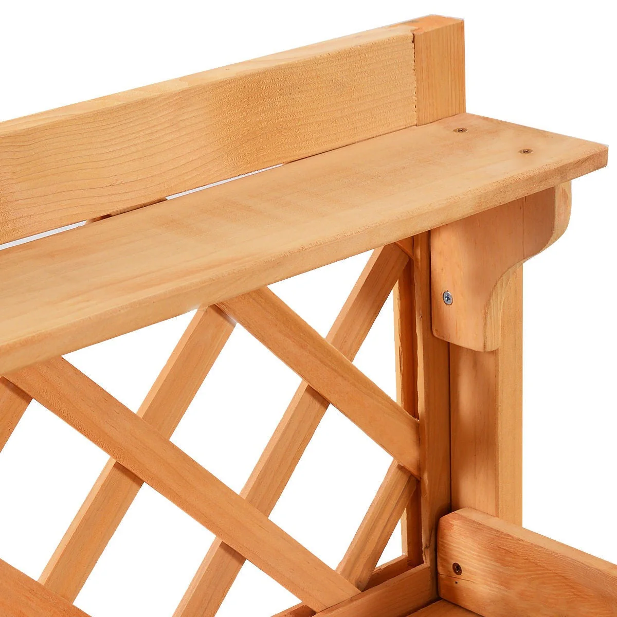 Outdoor Home Garden Wooden Potting Bench with Storage Drawer - Image 5