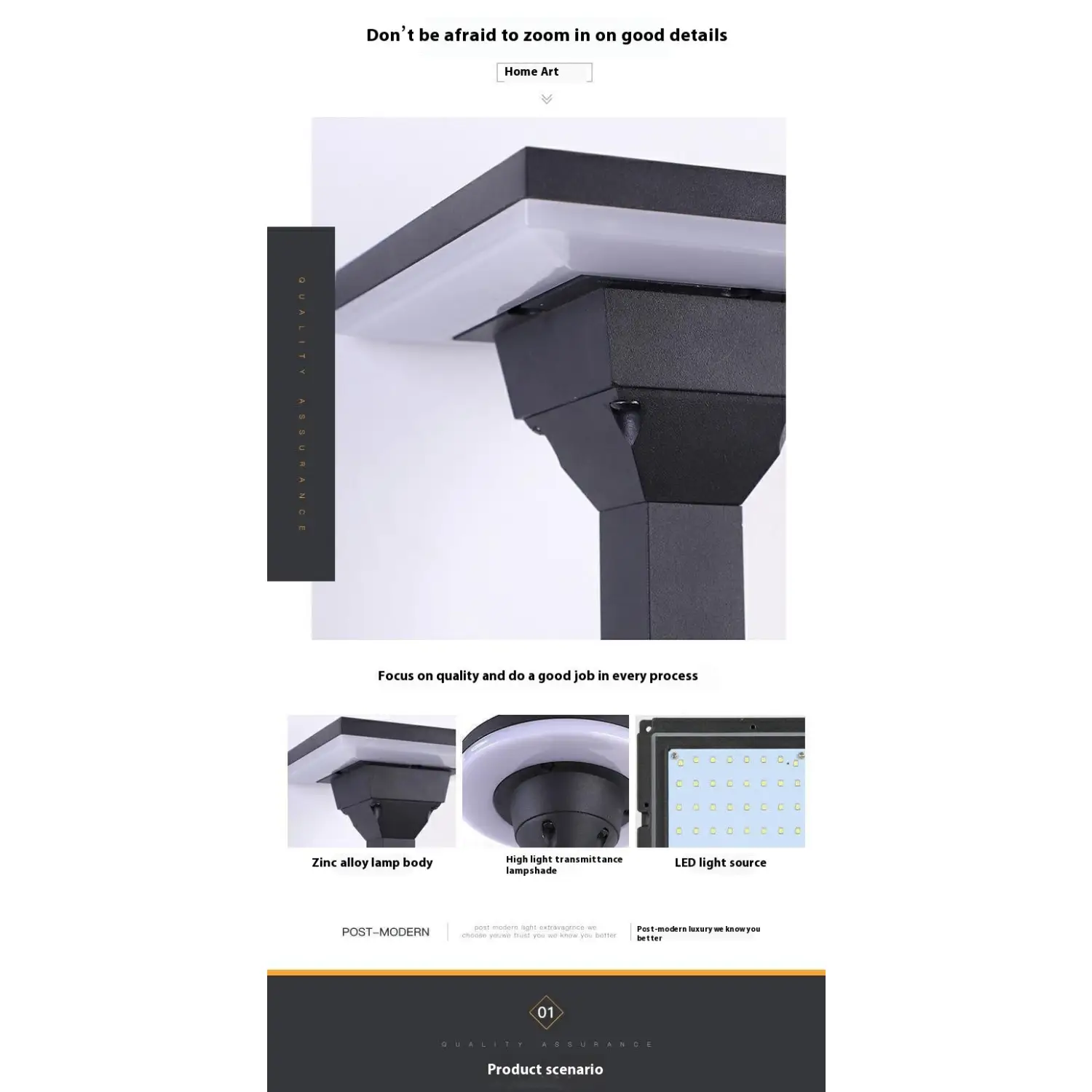 Outdoor LED Wall Lamp with Durable Aluminum Housing Waterproof Design - Image 7