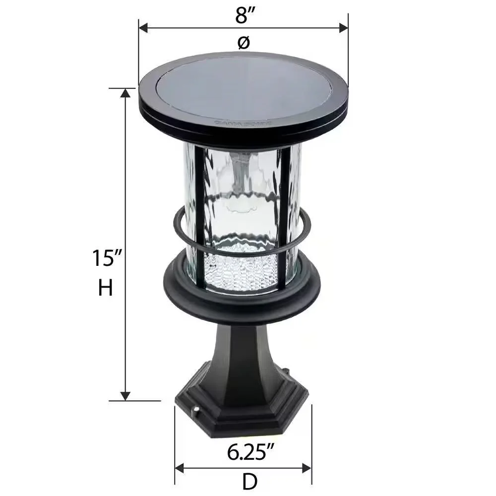 Outdoor Pole/Base/Wall Mount Solar LED Light - Yard Path Lighting - 100 Lumens - Image 4