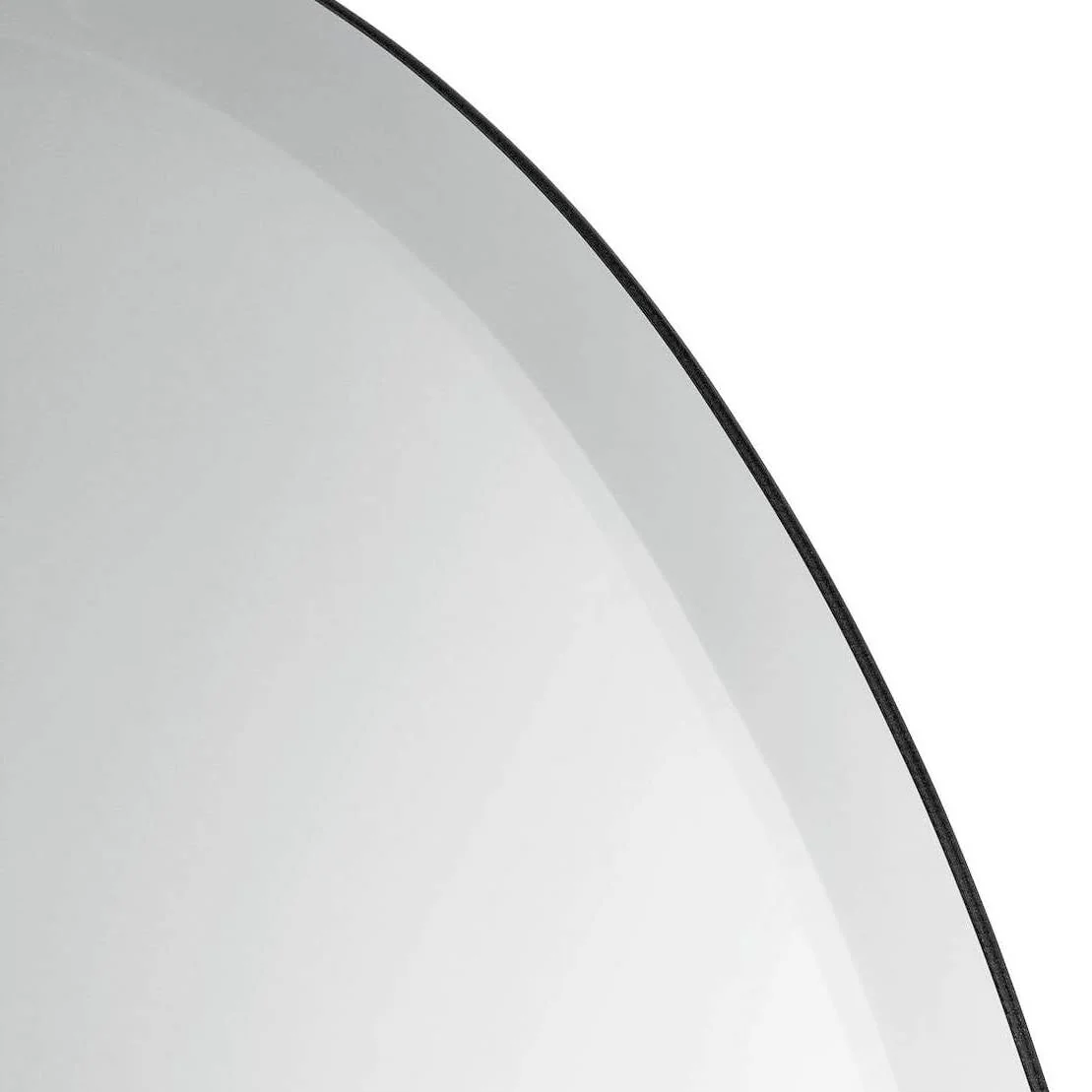 Oval Frameless 36-inch Beveled Bathroom Bedroom Living Room Vanity Wall Mirror - Image 3