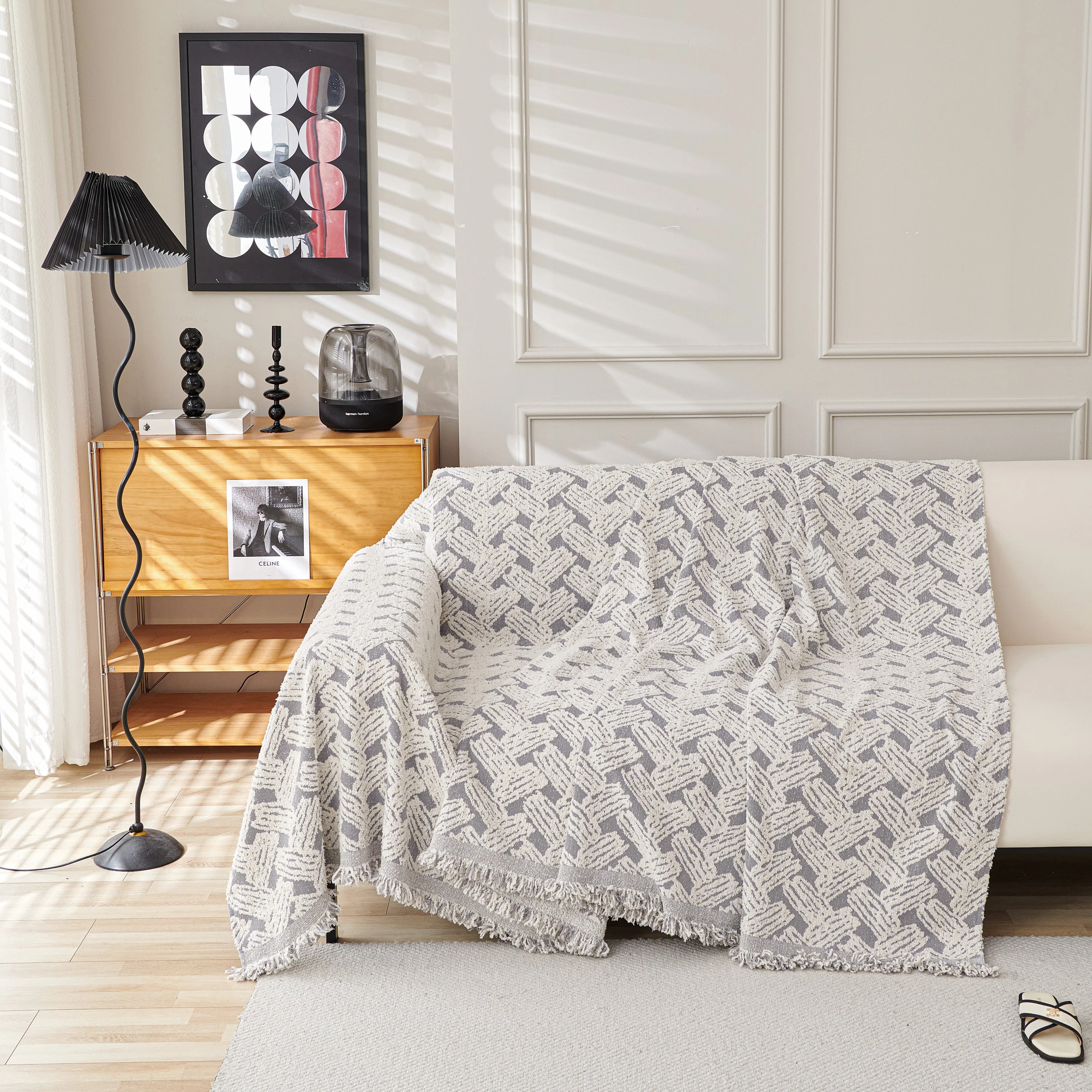 Oversized Reversible Couch Covers Sheet Blanket, L-Shape U-Shaped Sectional Protector for Cats Dogs - Image 127