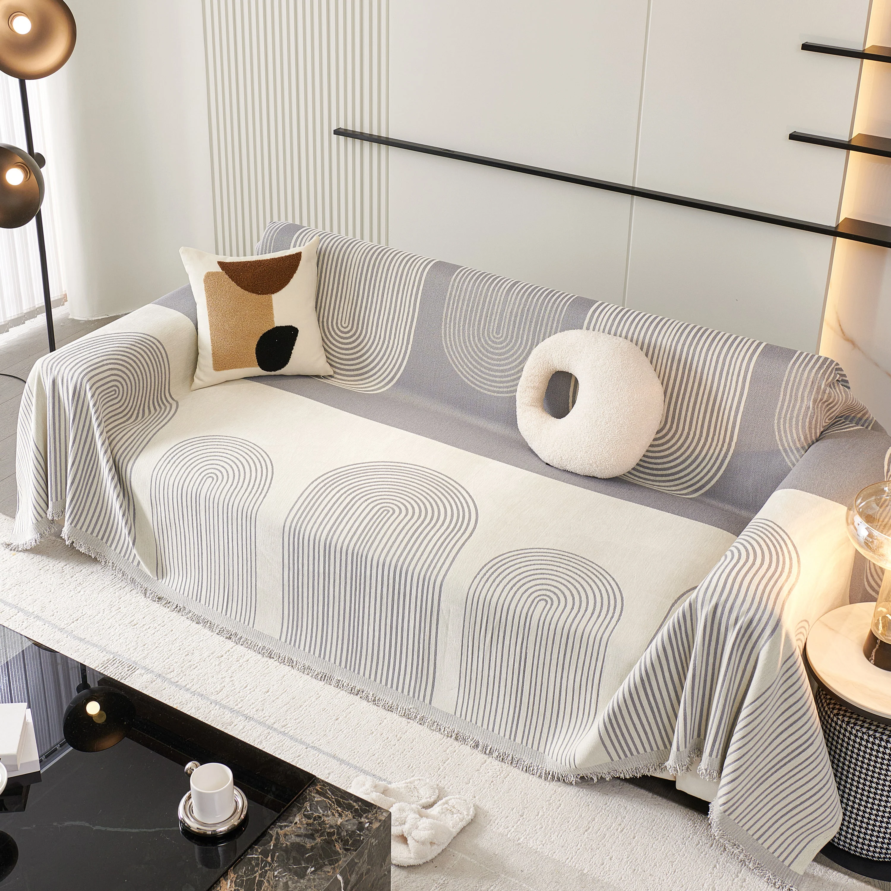 Oversized Sofa Throw Blanket, Couch Protector Throw for Stylish Home Protection - Image 10
