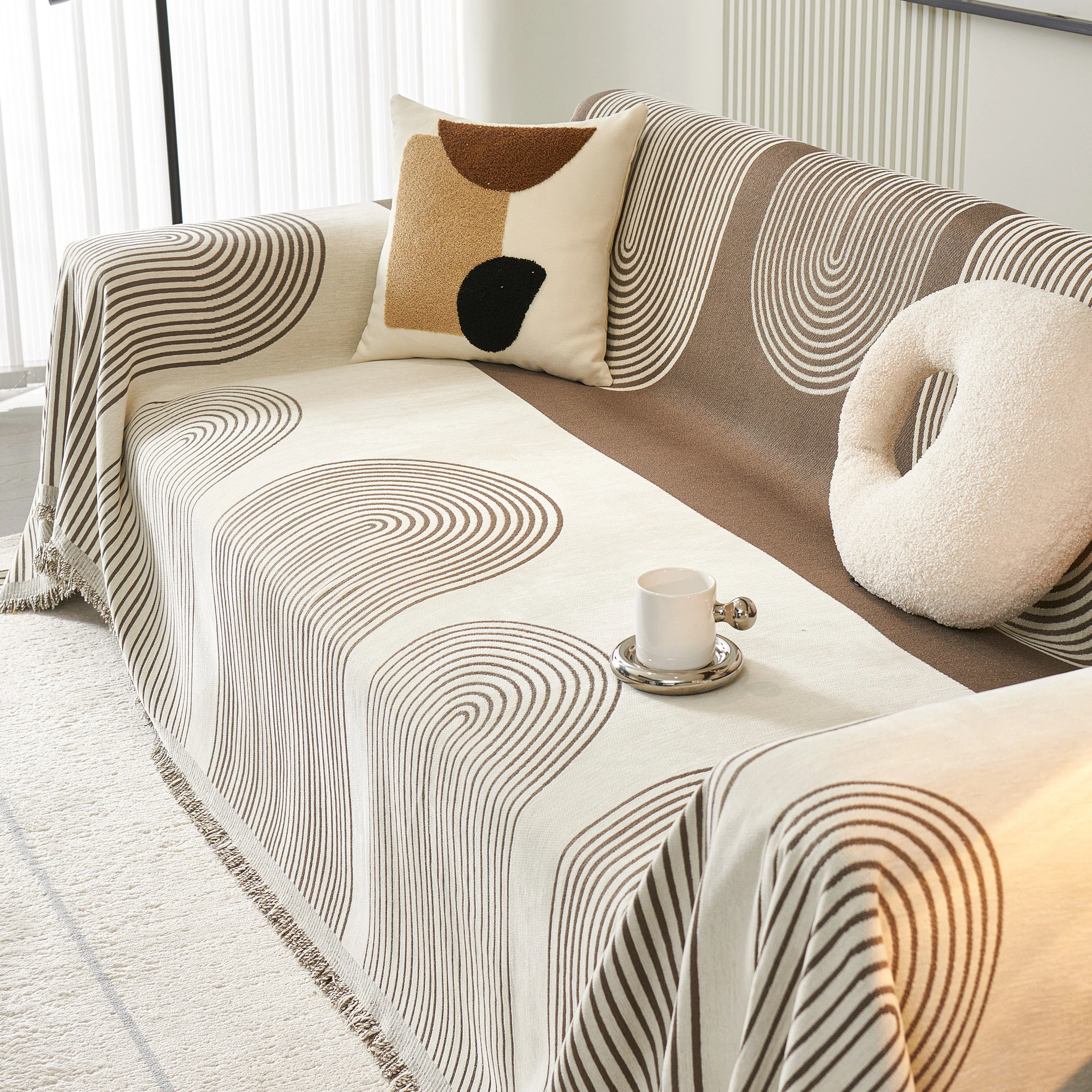 Oversized Sofa Throw Blanket, Couch Protector Throw for Stylish Home Protection - Image 12