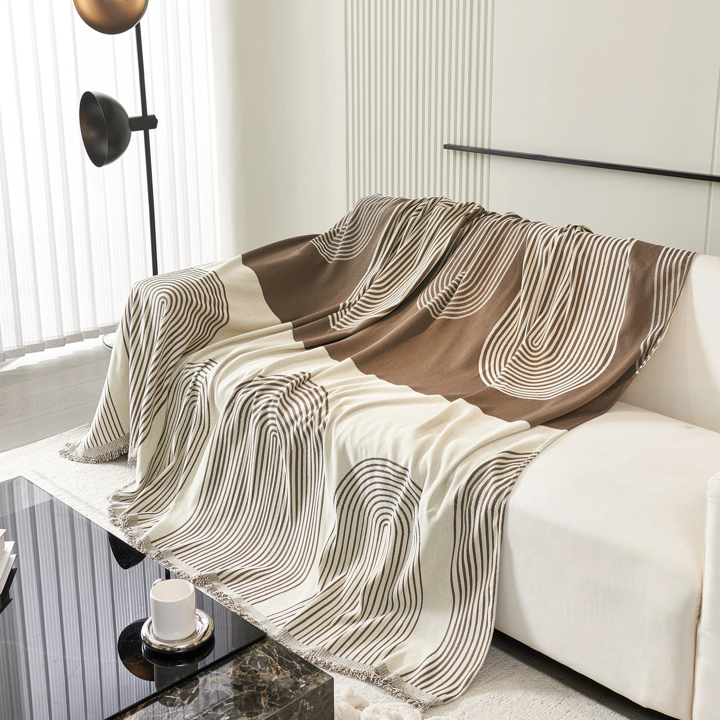 Oversized Sofa Throw Blanket, Couch Protector Throw for Stylish Home Protection - Image 13