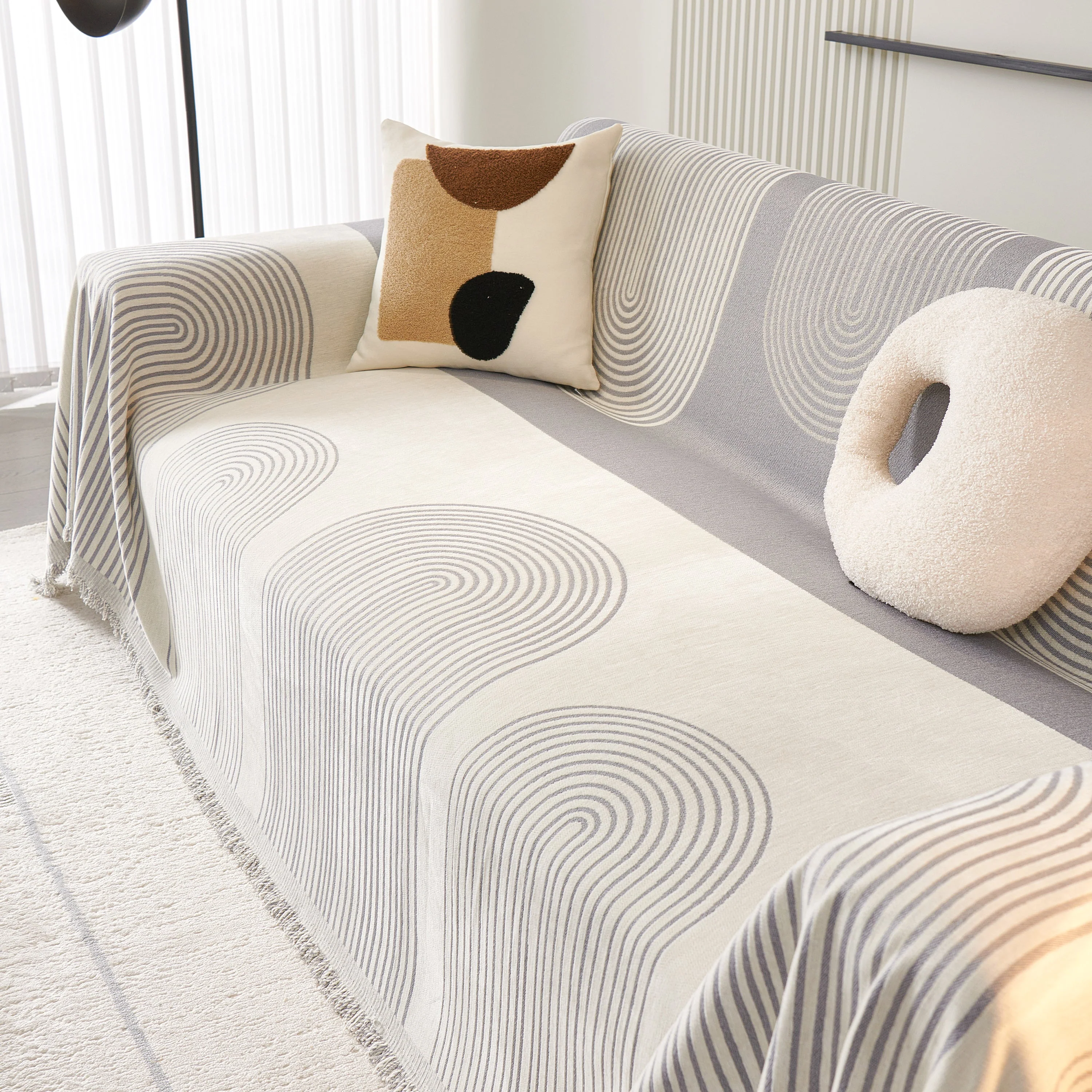Oversized Sofa Throw Blanket, Couch Protector Throw for Stylish Home Protection - Image 28