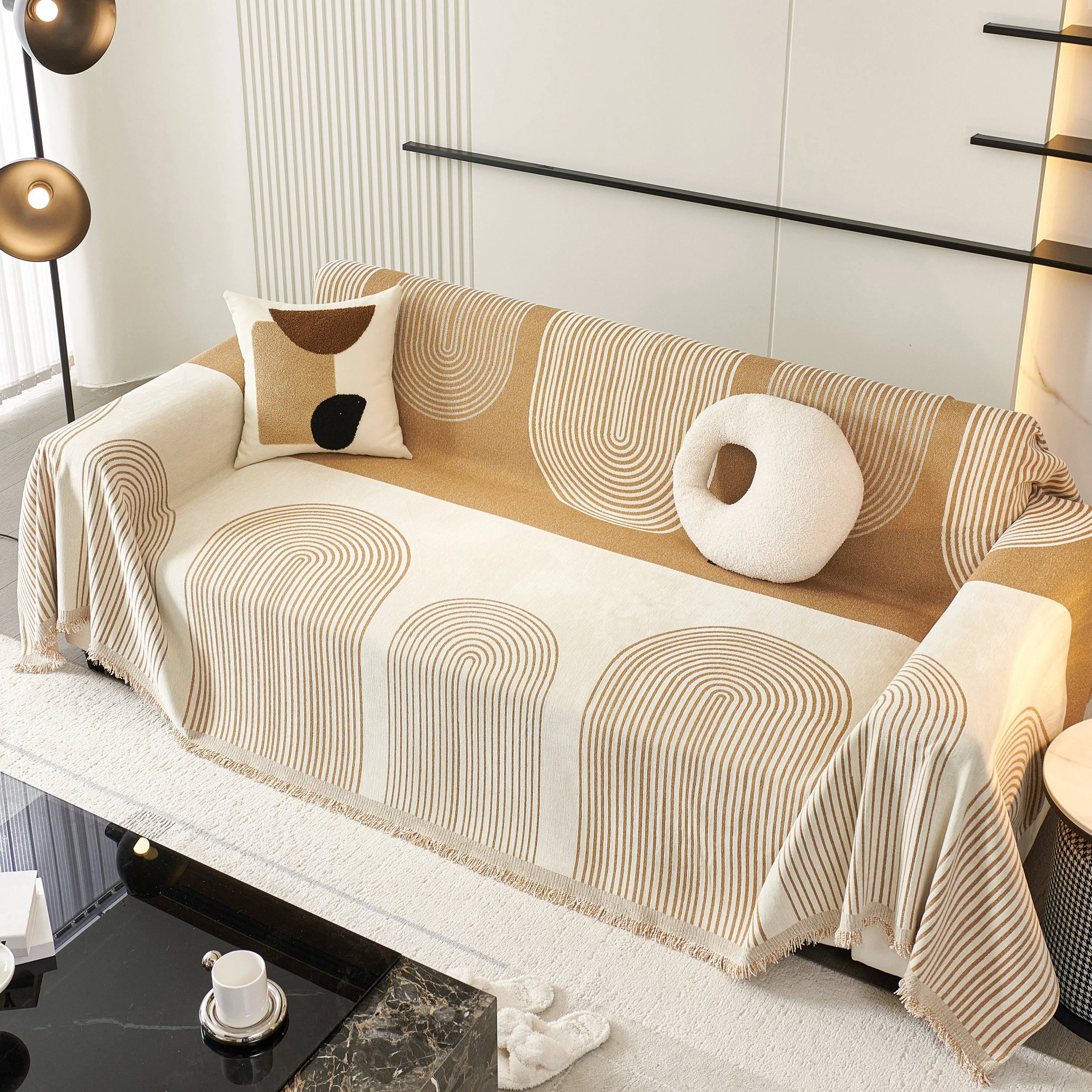 Oversized Sofa Throw Blanket, Couch Protector Throw for Stylish Home Protection - Image 6