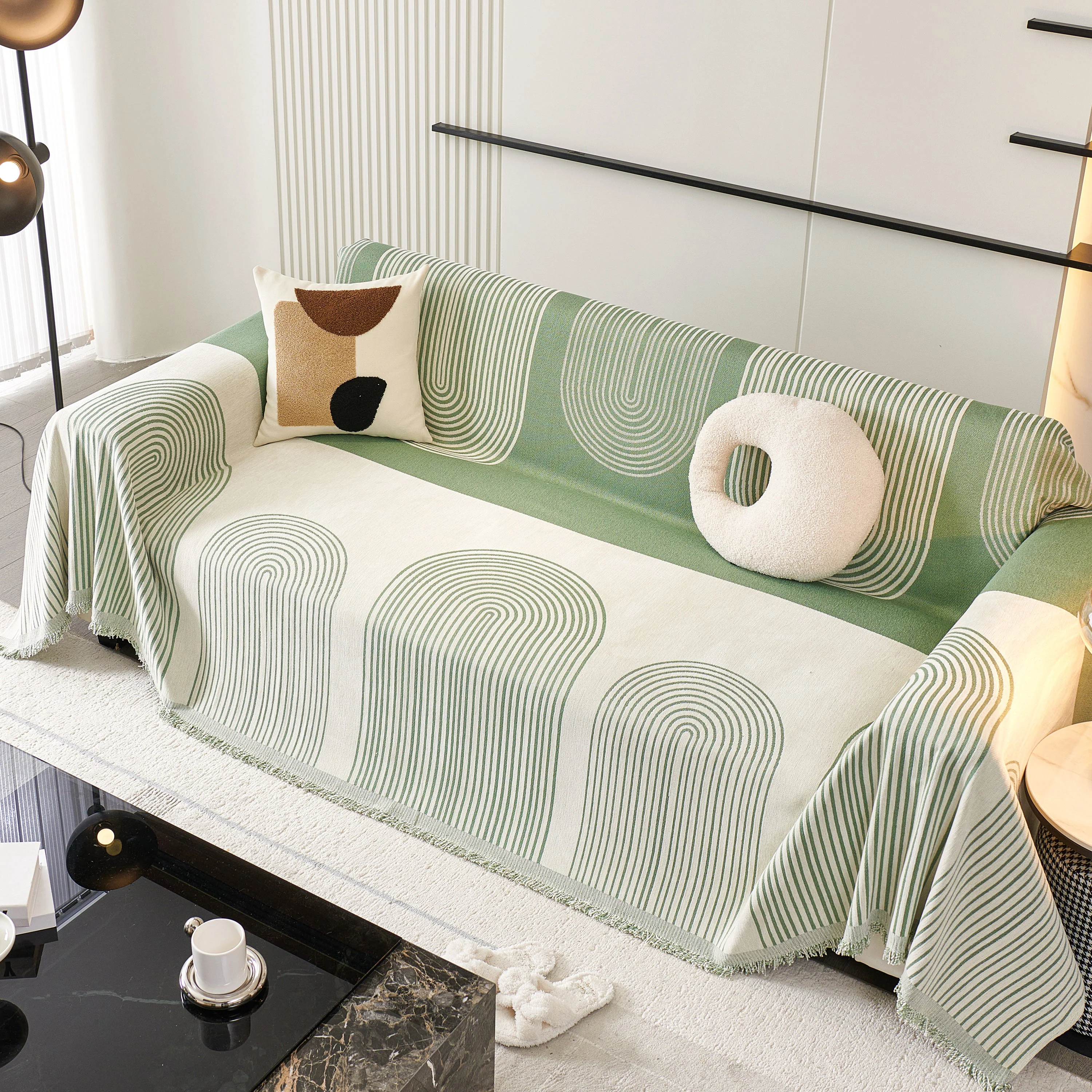 Oversized Sofa Throw Blanket, Couch Protector Throw for Stylish Home Protection - Image 9