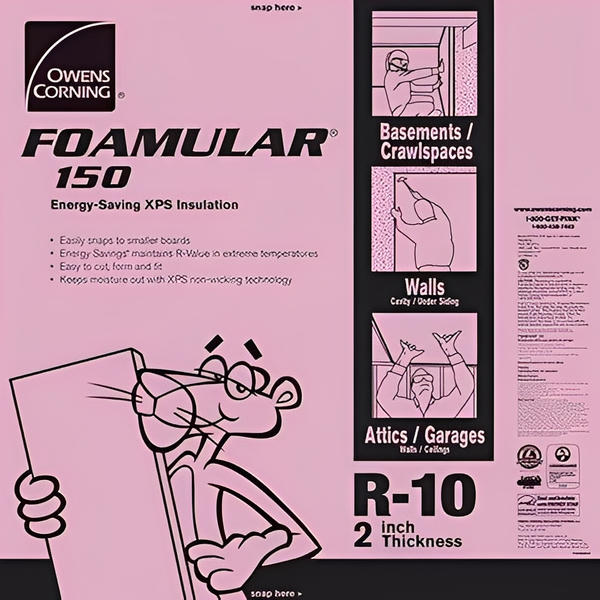 Owens Corning FOAMULAR 150 XPS 4ft x 8ft Insulation Board - All Sizes - Image 3