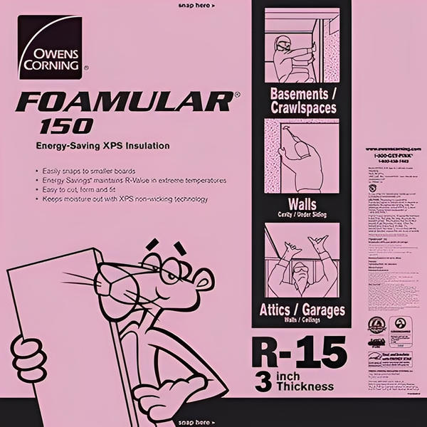Owens Corning FOAMULAR 150 XPS 4ft x 8ft Insulation Board - All Sizes - Image 5