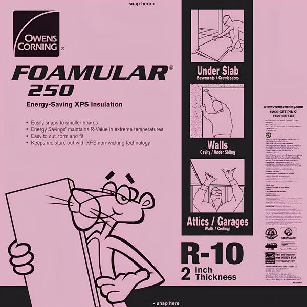 Owens Corning FOAMULAR 250 XPS Insulation Board - All Sizes - Image 2