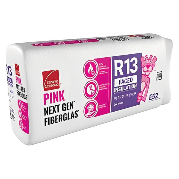 Owens Corning R-13 Kraft Faced Fiberglass Insulation Batts (All Sizes) - Image 2