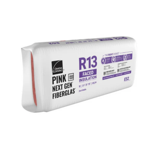 Owens Corning R-13 Kraft Faced Fiberglass Insulation FastBatts (All Sizes) - Image 2