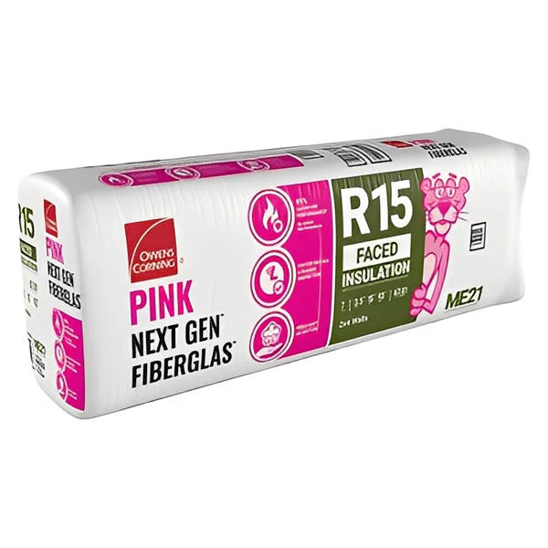 Owens Corning R-15 Kraft Faced Fiberglass Insulation Batts (All Sizes) - Image 2