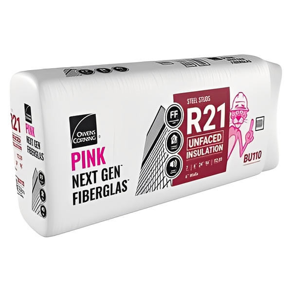 Owens Corning R-21 Un-Faced Fiberglass Insulation Batts (All Sizes) - Image 2