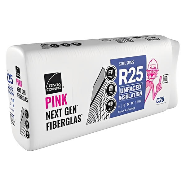 Owens Corning R-25 Unfaced Fiberglass Insulation Batts (All Sizes) - Image 2