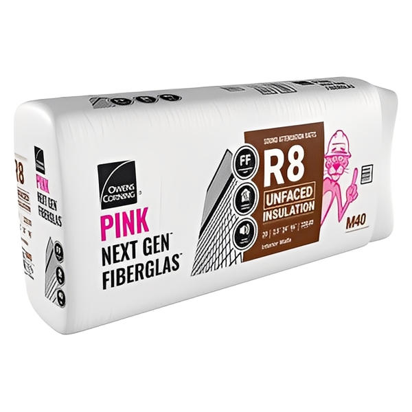 Owens Corning R-8 Sound Attenuation Unfaced Fiberglass Insulation Batt (All Sizes) - Image 2