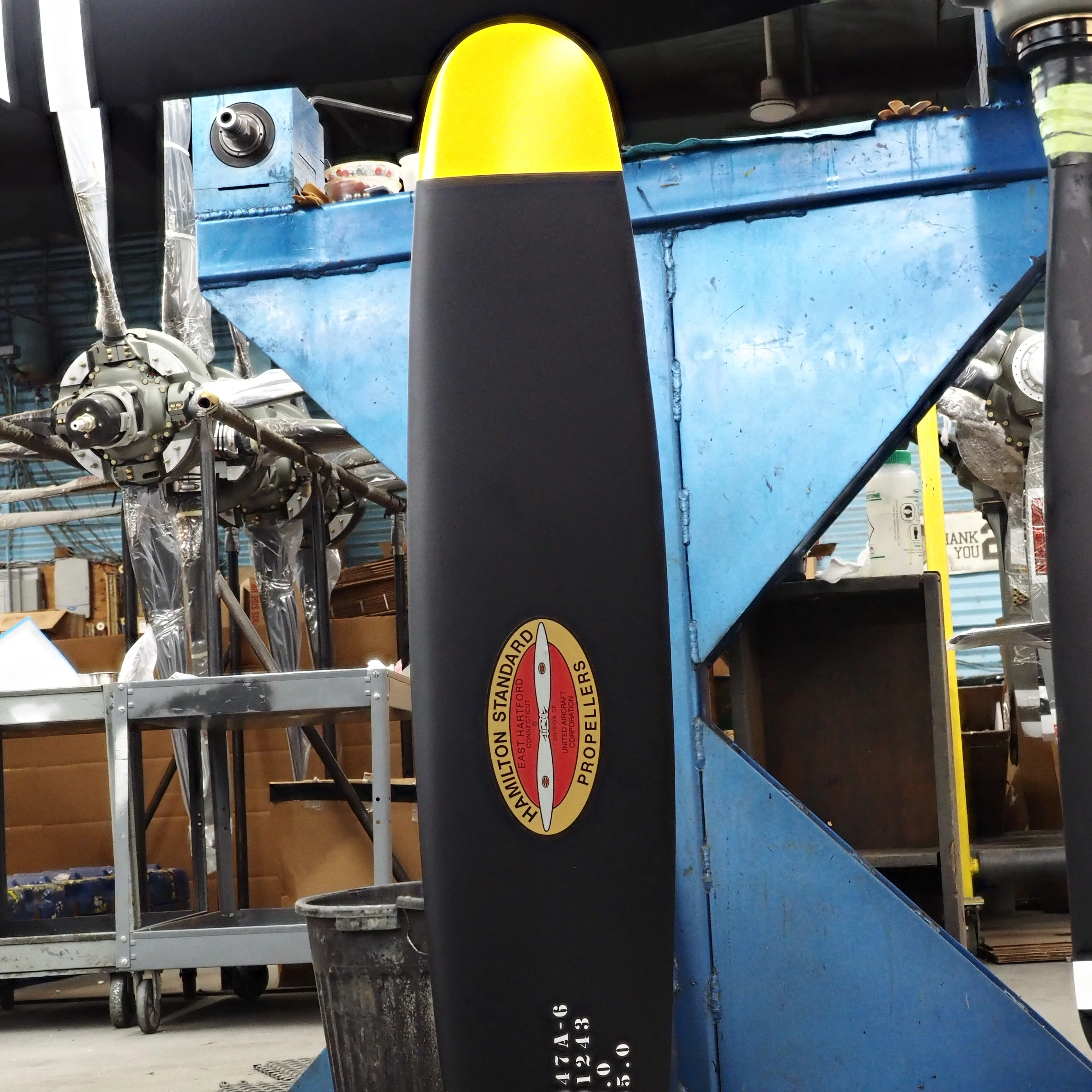 P-51 Mustang Hamilton Standard Mini Warbird WWII Authentic Airplane Propeller Blade Sculpture - Image 3