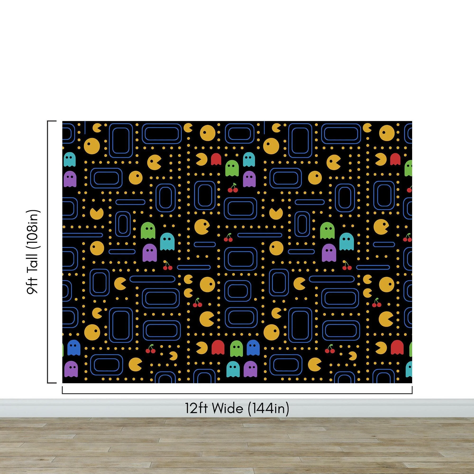 Pacman Wallpaper Mural. #7004 - Image 11