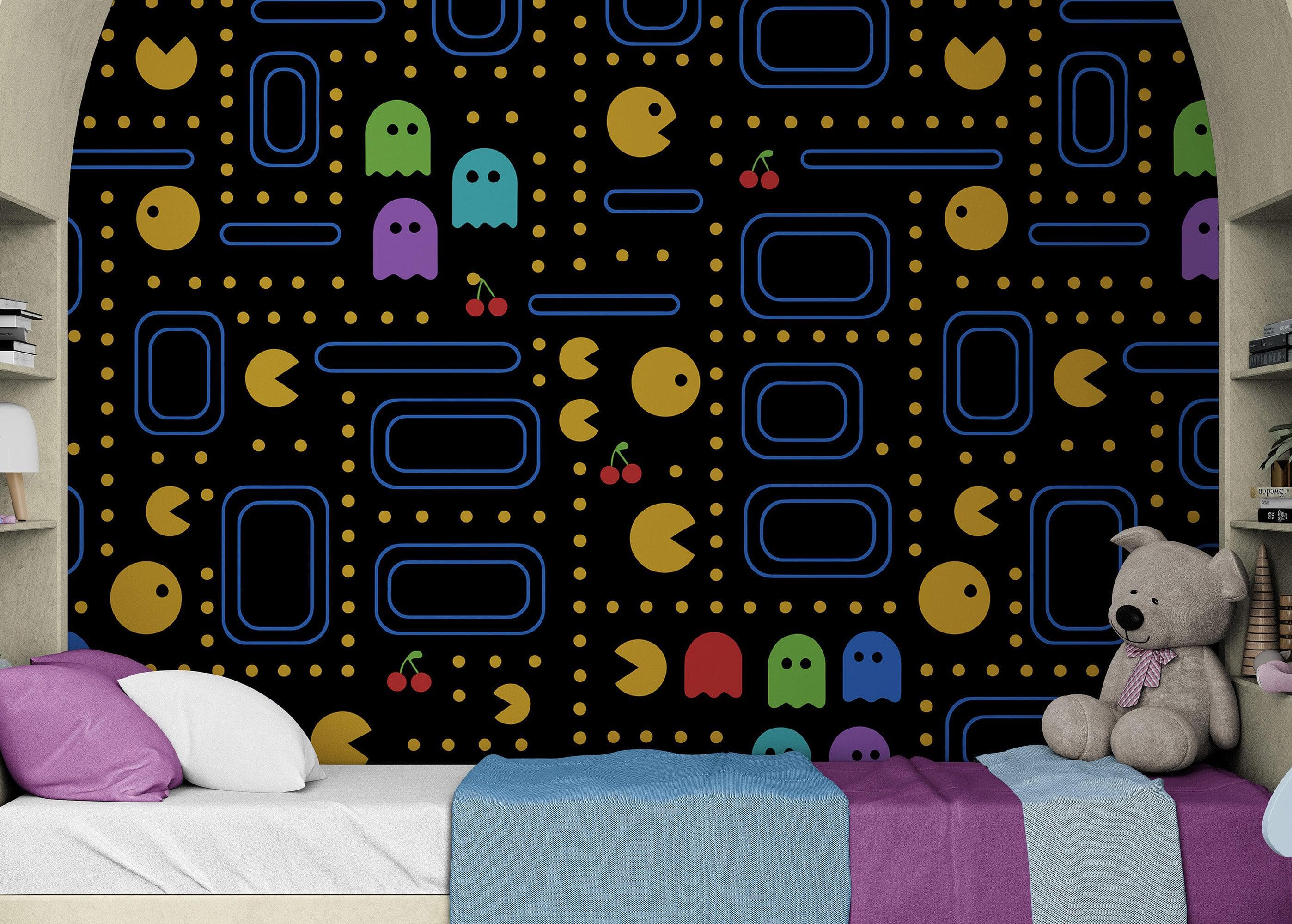 Pacman Wallpaper Mural. #7004 - Image 3