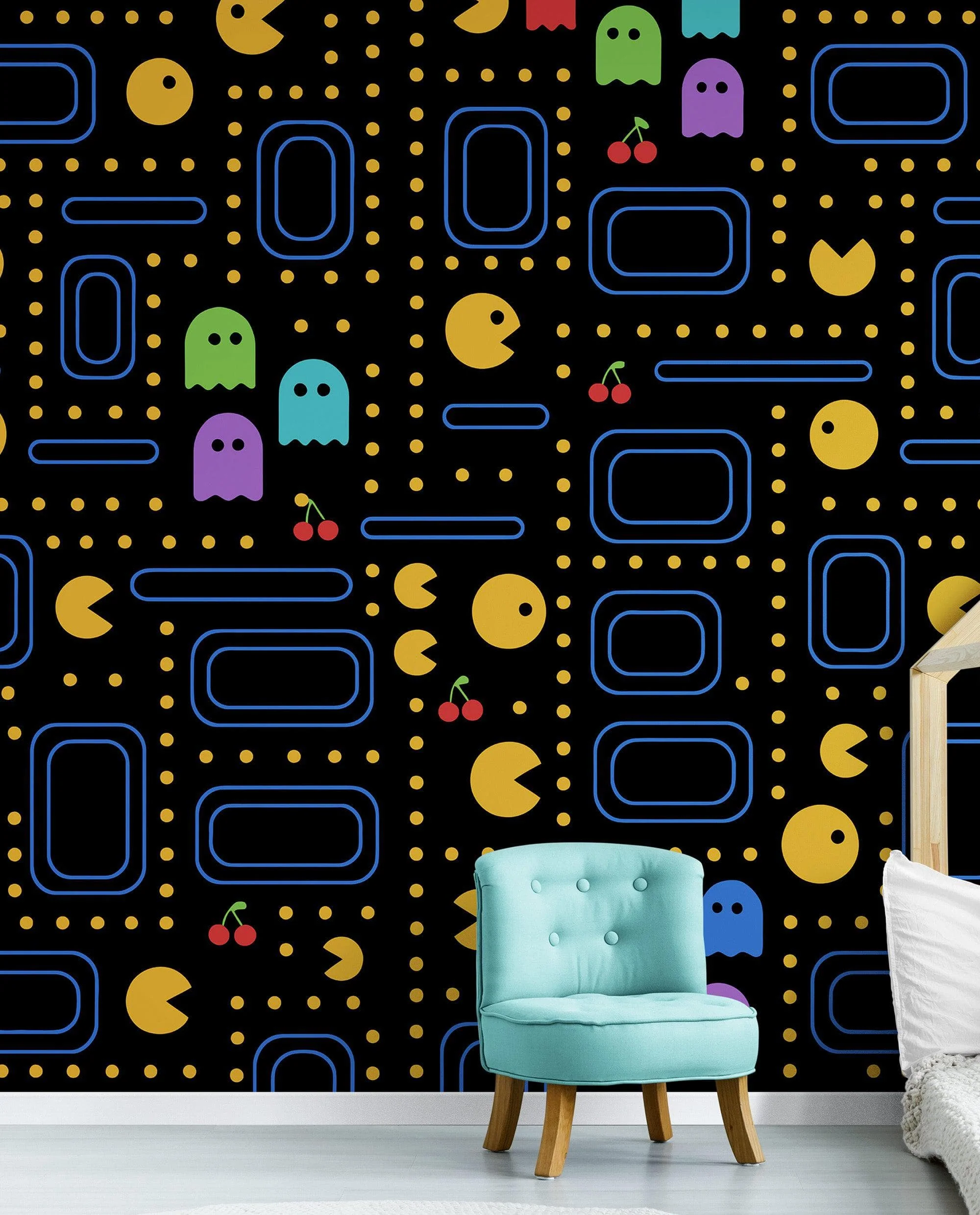 Pacman Wallpaper Mural. #7004 - Image 6