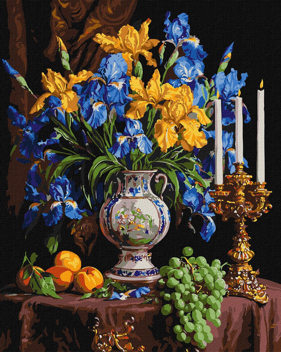 Painting by Numbers kit Gorgeous irises KHO3287 - Image 2