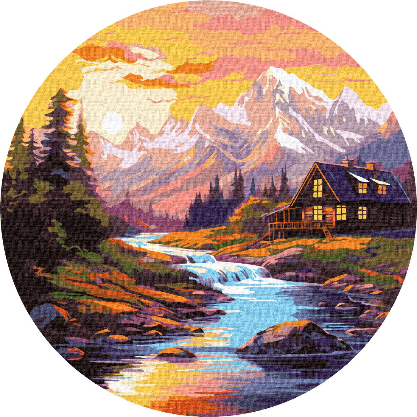 Painting by Numbers kit House by the river KHO-R1019 - Image 2