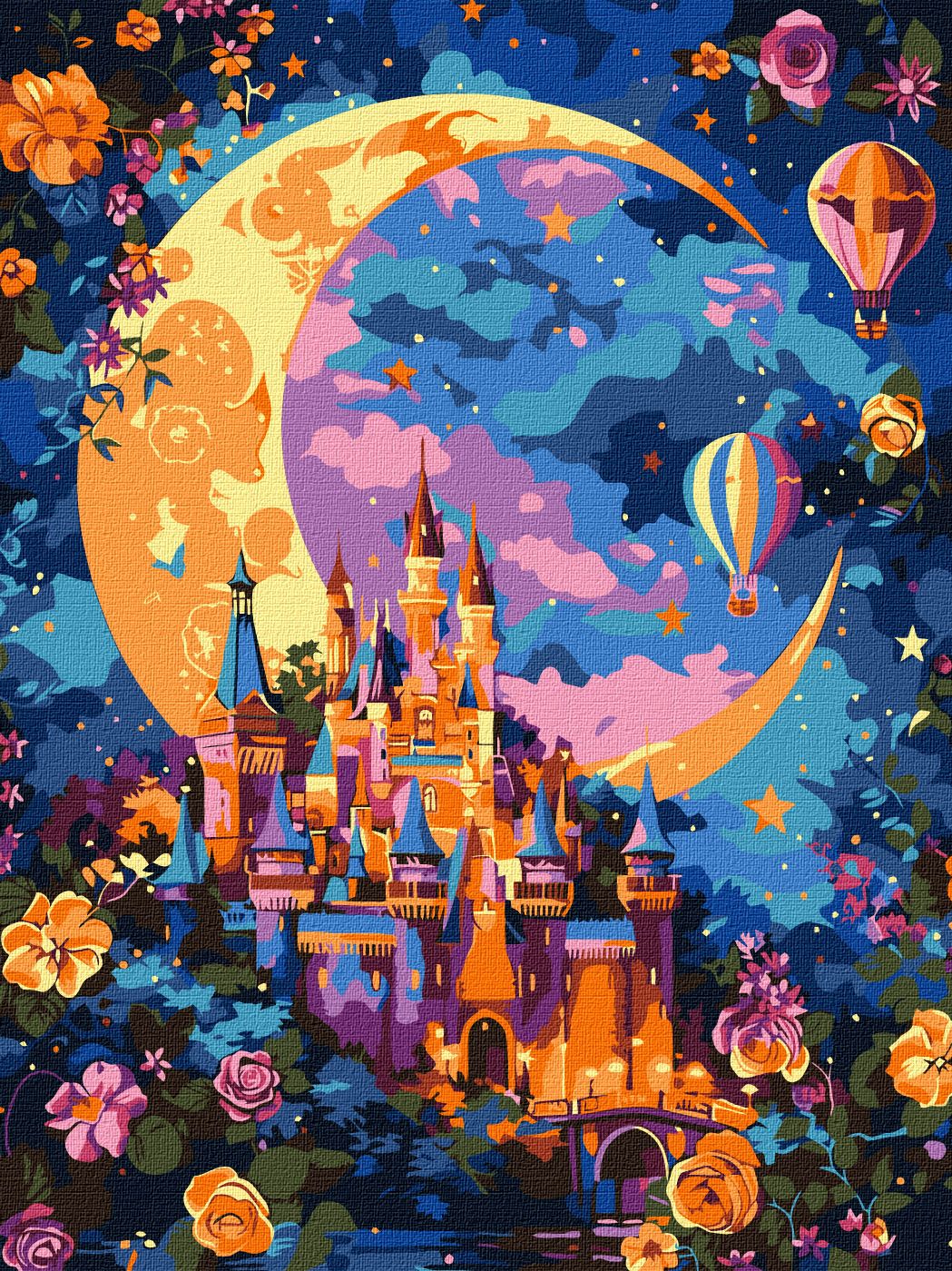 Painting by Numbers kit Moon fantasy KHO5137 - Image 2
