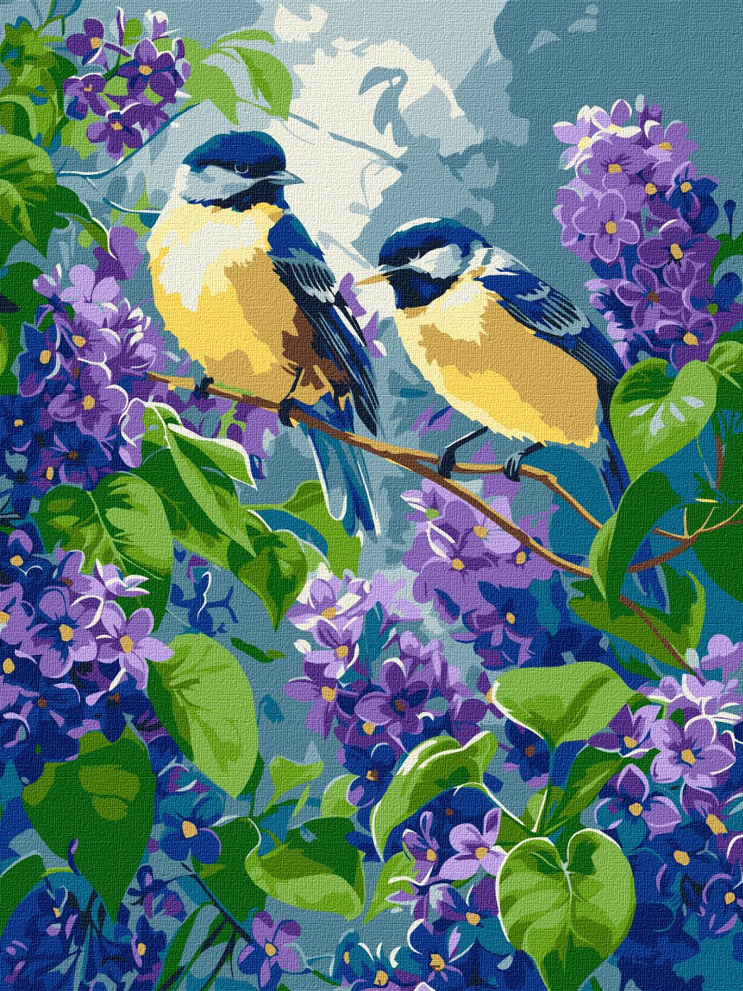 Painting by Numbers kit Spring duet KHO6654 - Image 2
