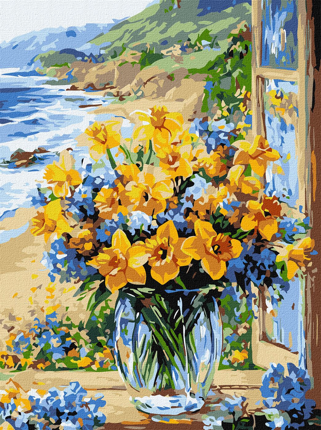 Painting by Numbers kit The flower coast KHO3301 - Image 2