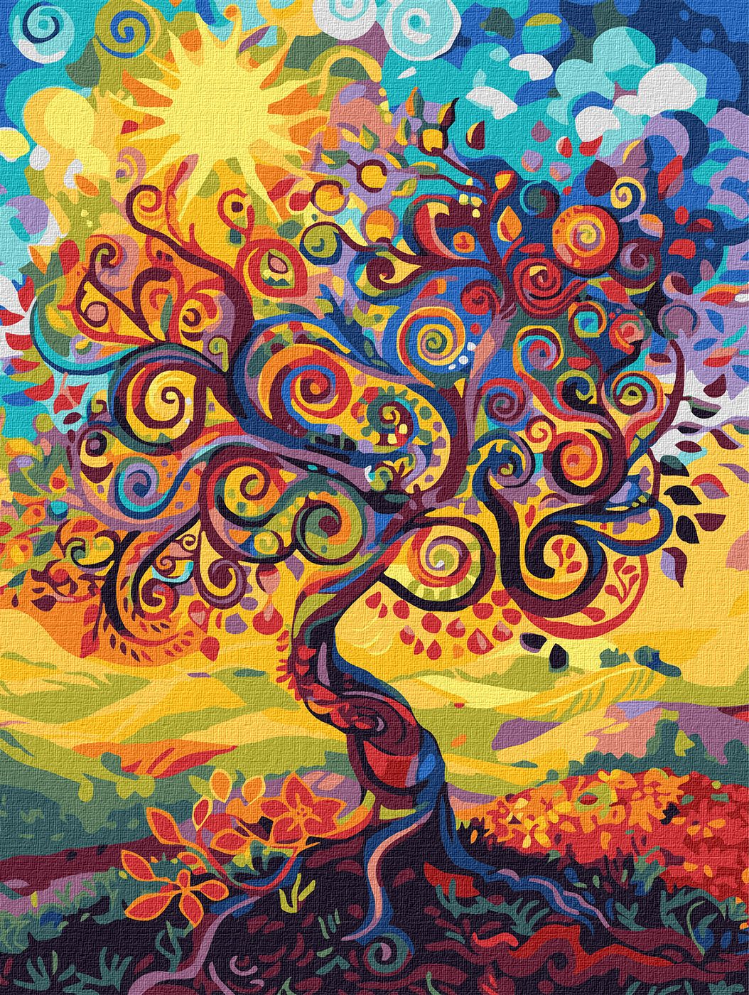 Painting by Numbers kit Tree of being KHO5140 - Image 2