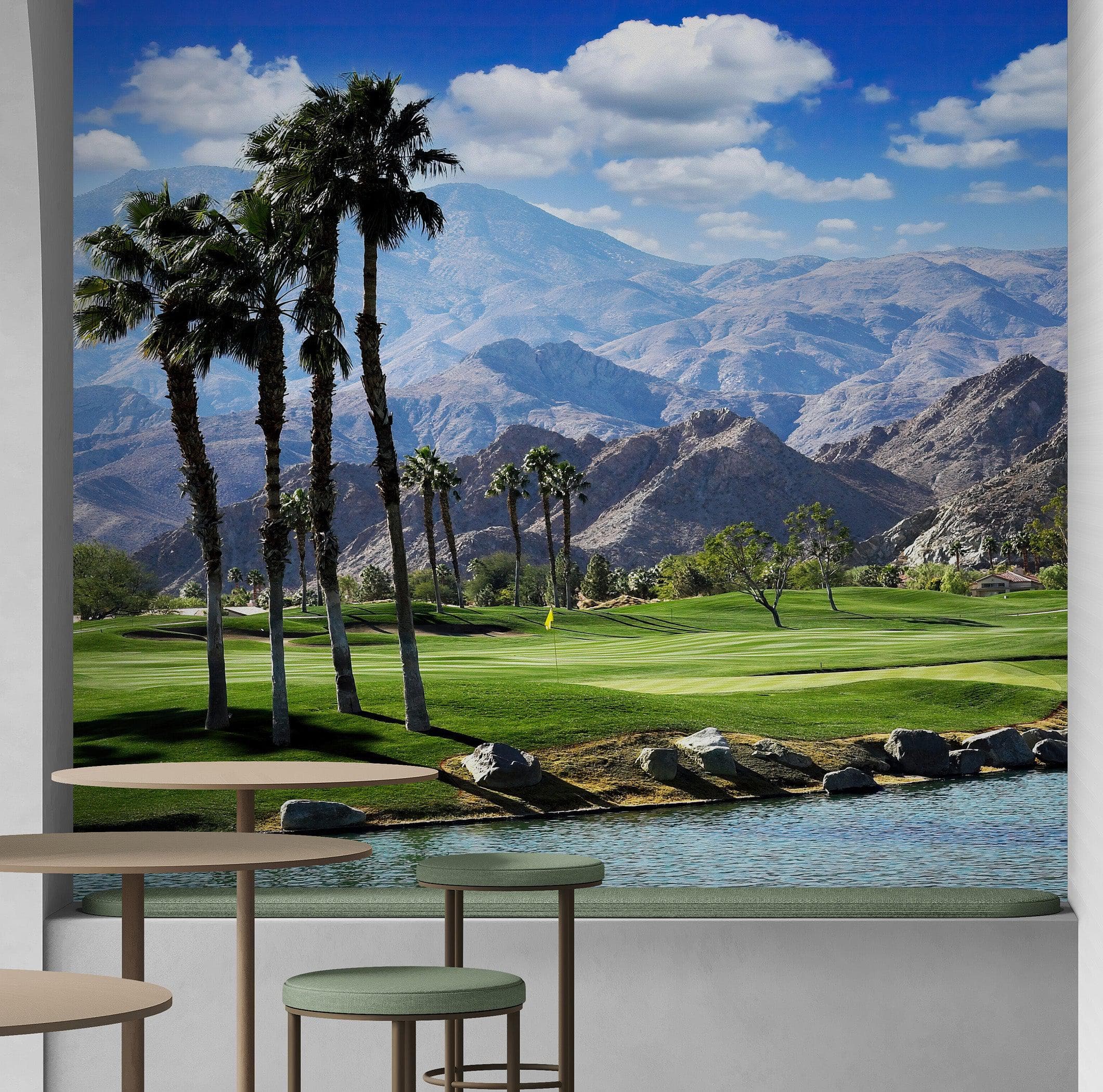 Palm Springs Golf Course Wallpaper Mural. #6979 - Image 5