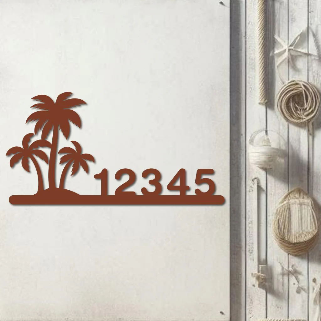 Palm Trees Address Sign - Image 4