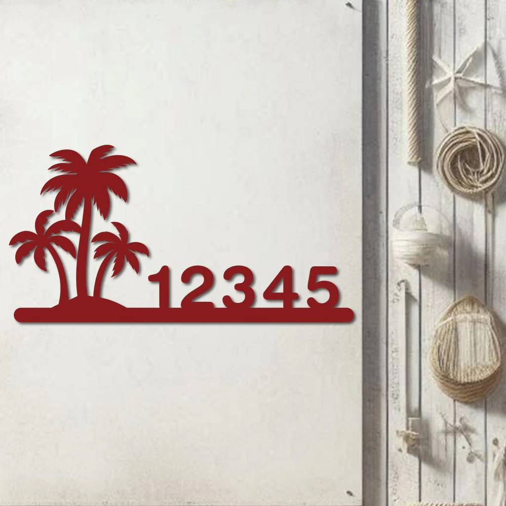 Palm Trees Address Sign - Image 8