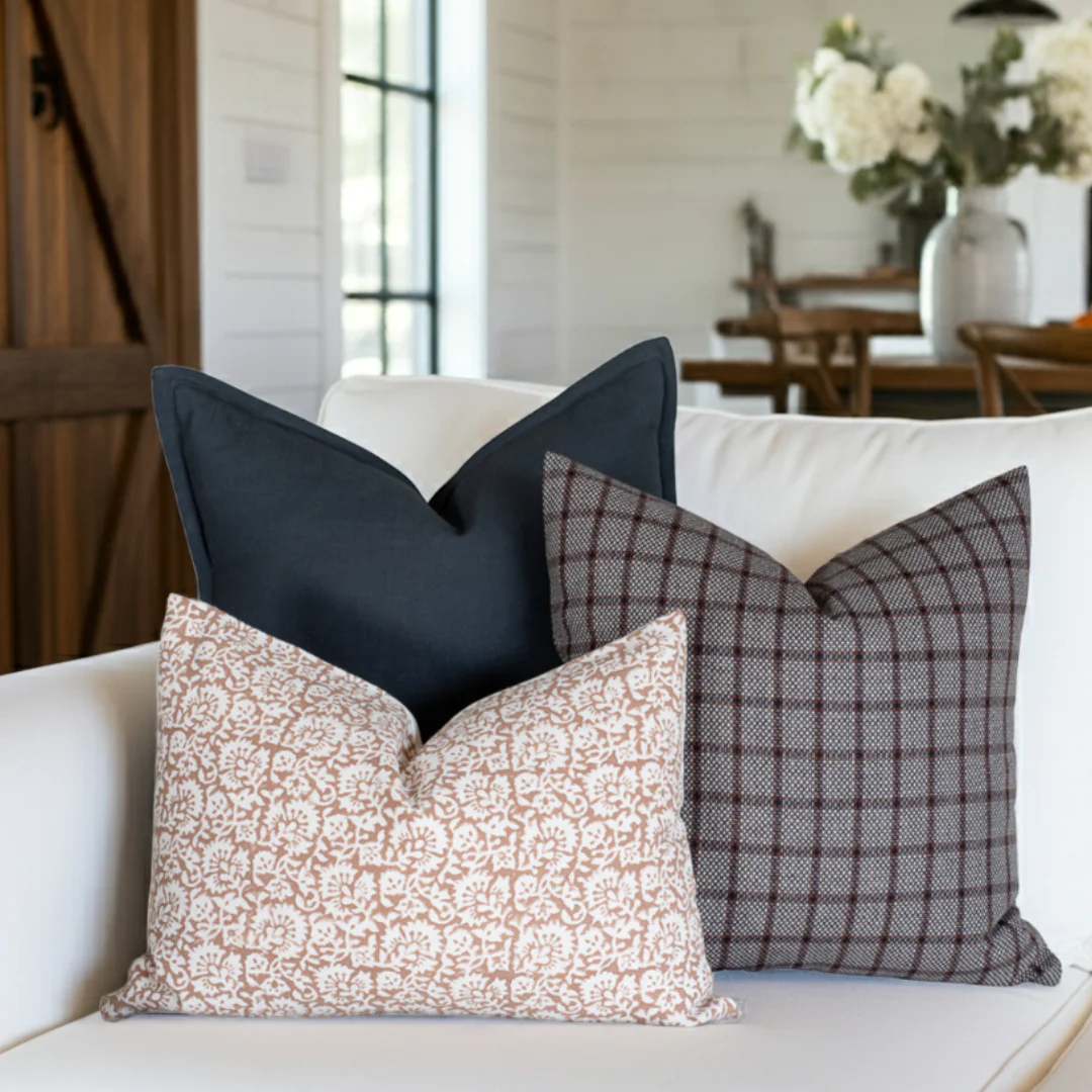 Paloma Handwoven Pillow Cover | Brown - Image 2
