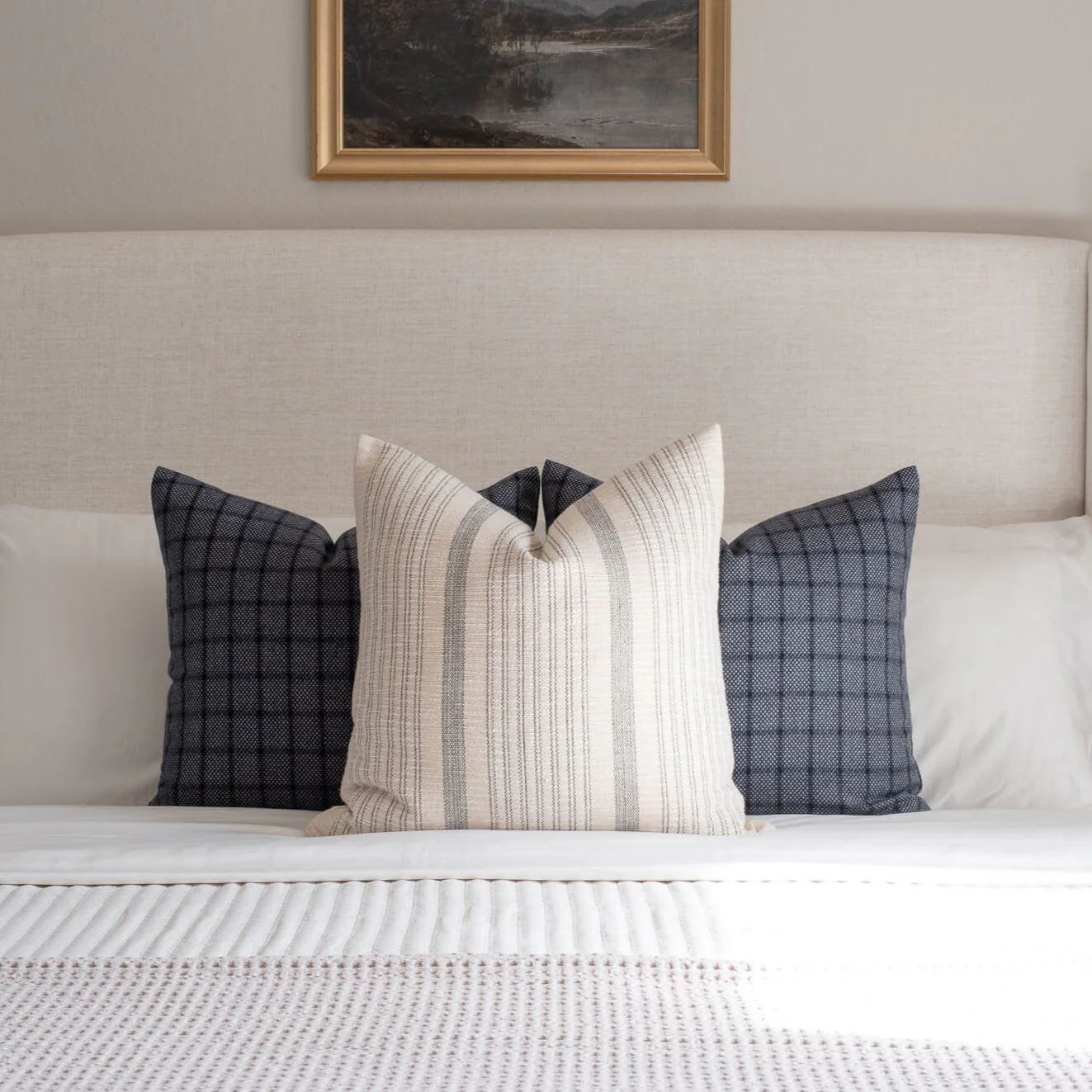 Paloma Pillow Cover | Blue - Image 4
