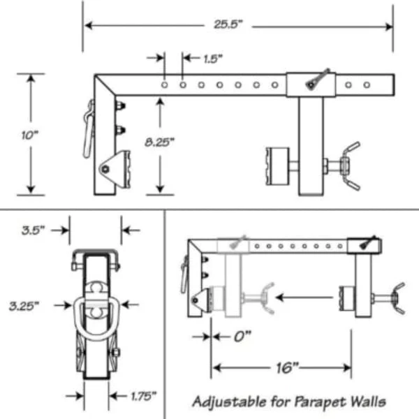 Parapet Roofing Anchor - Image 3