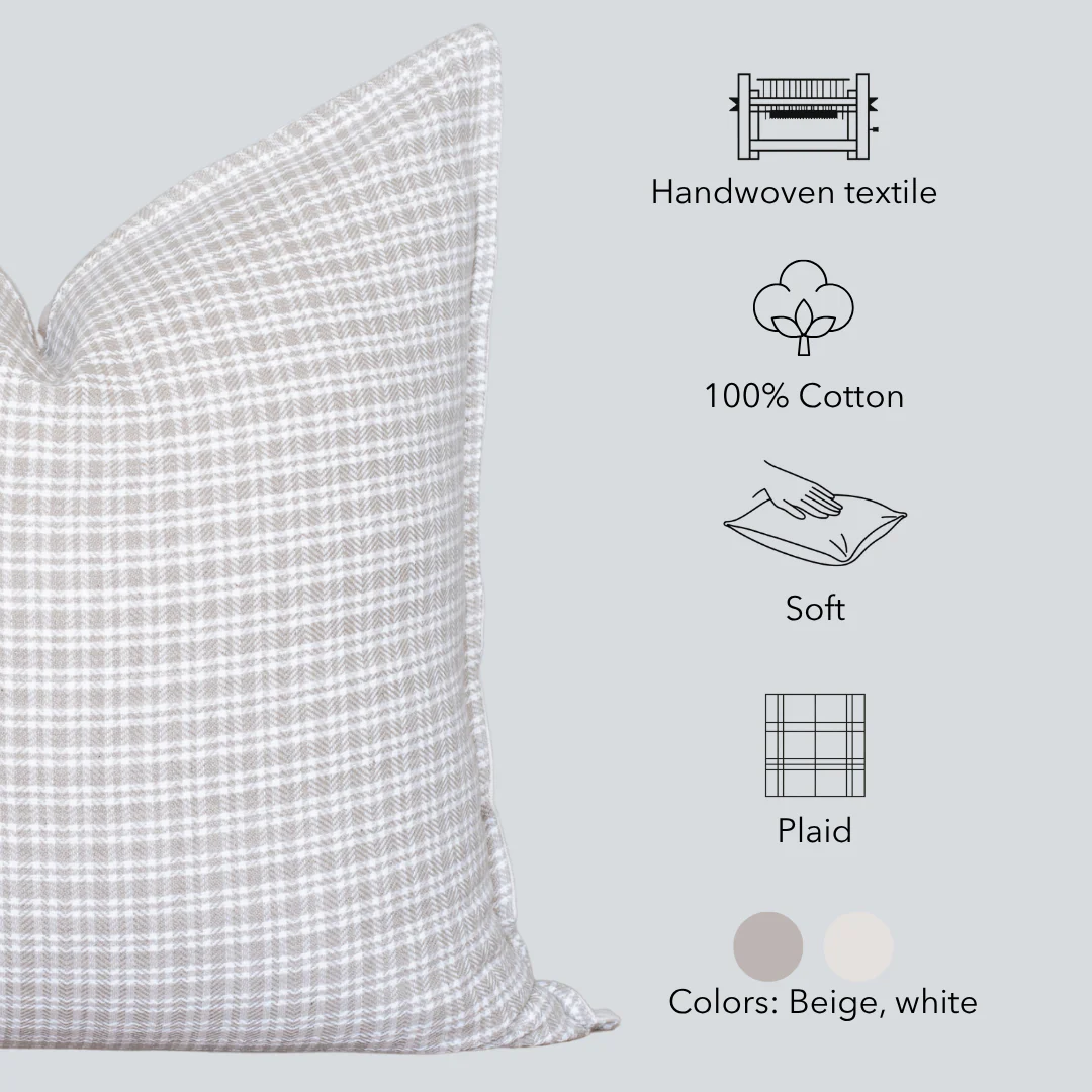 Paz Handwoven Pillow Cover - Image 3