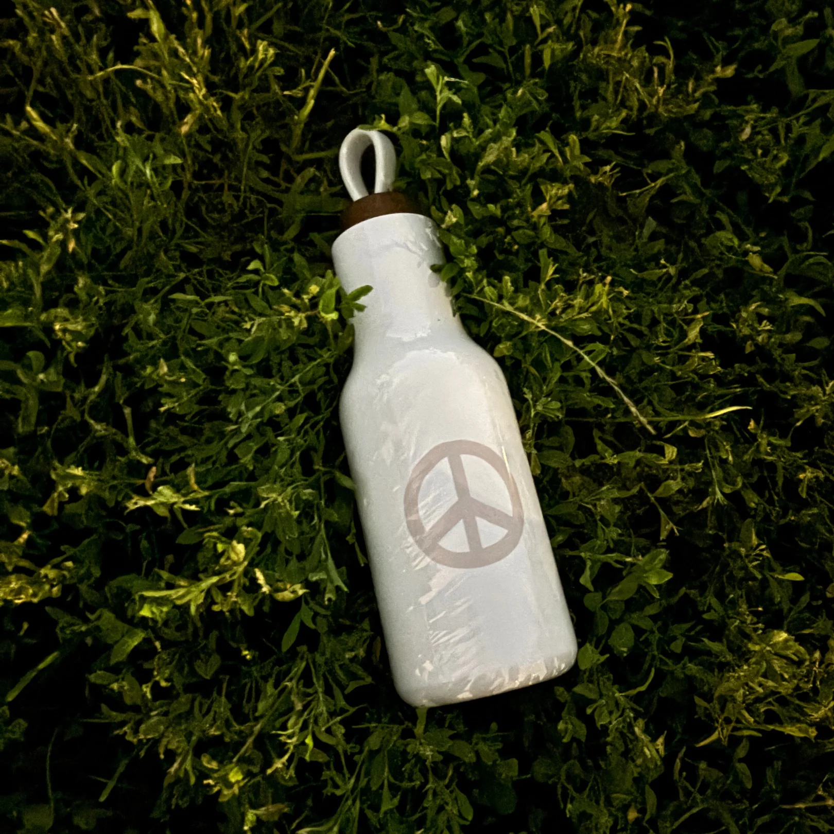 Peace Sign Stainless Steel Water Bottle | Insulated Water Canister | 20oz - Image 3