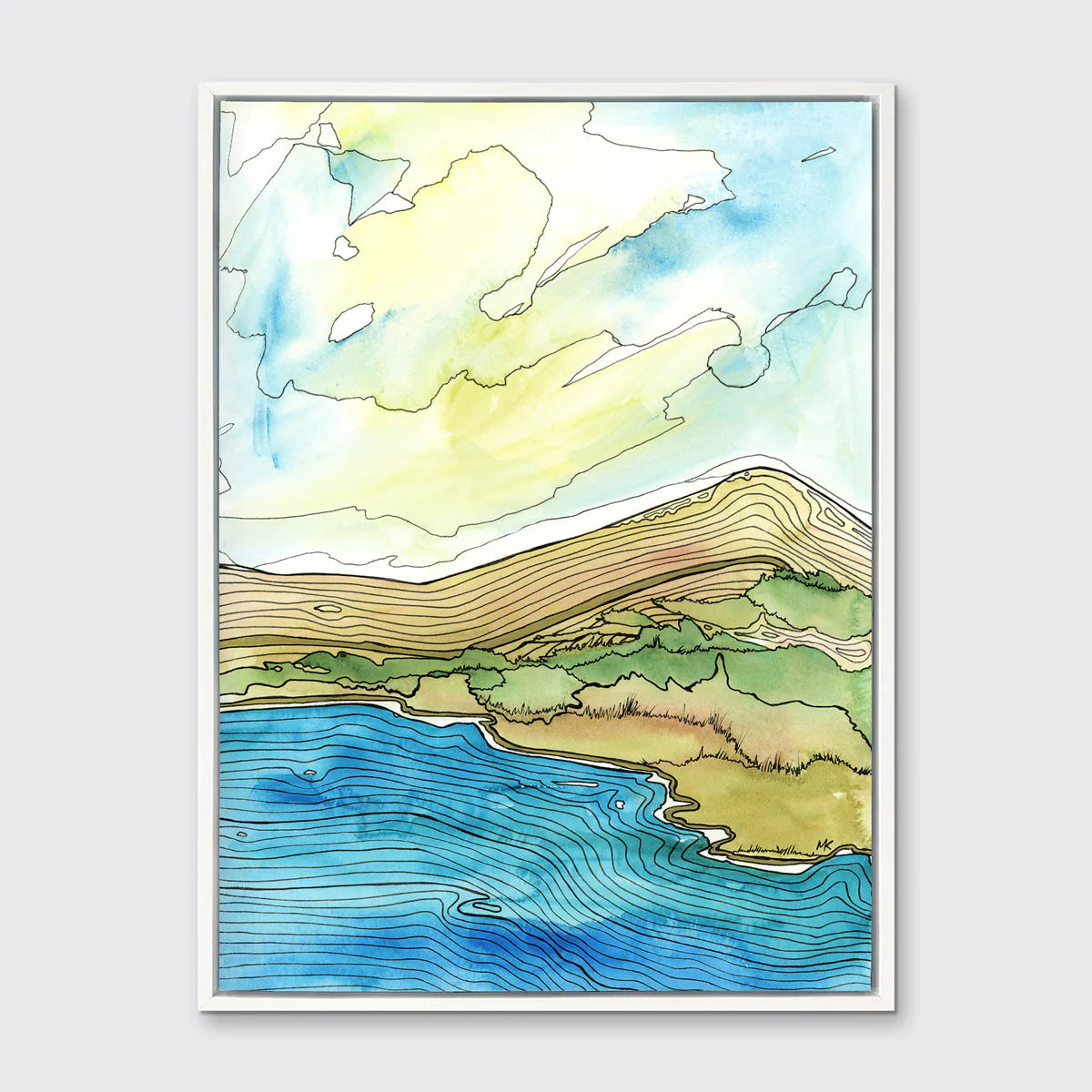 Peaceful Tides - Open Edition Canvas Print - Image 4