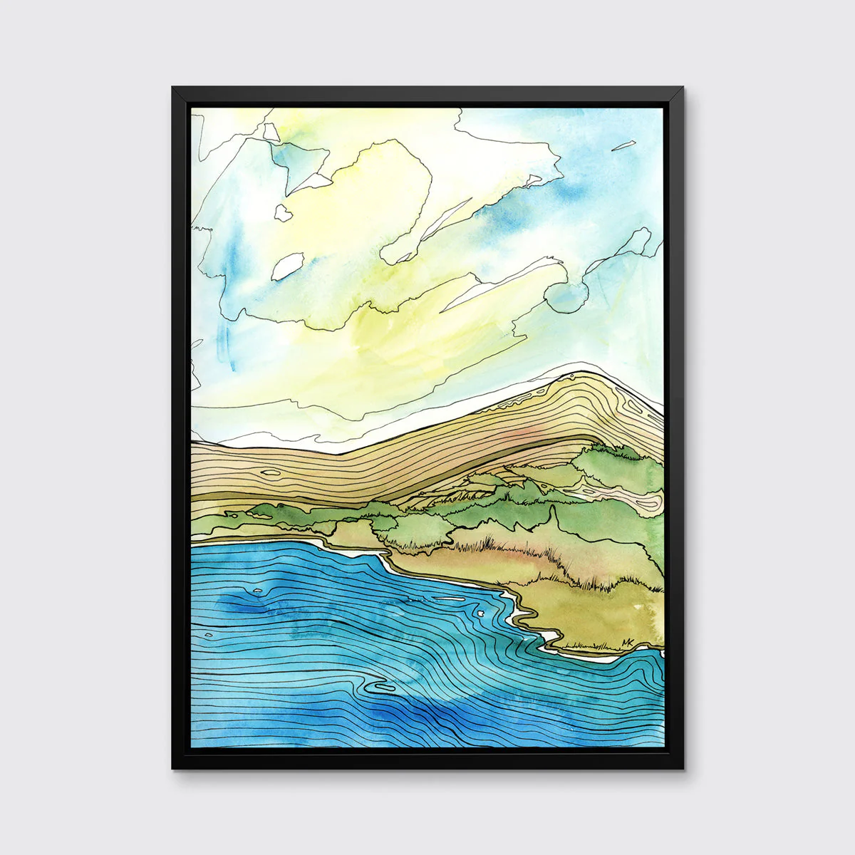 Peaceful Tides - Open Edition Canvas Print - Image 5