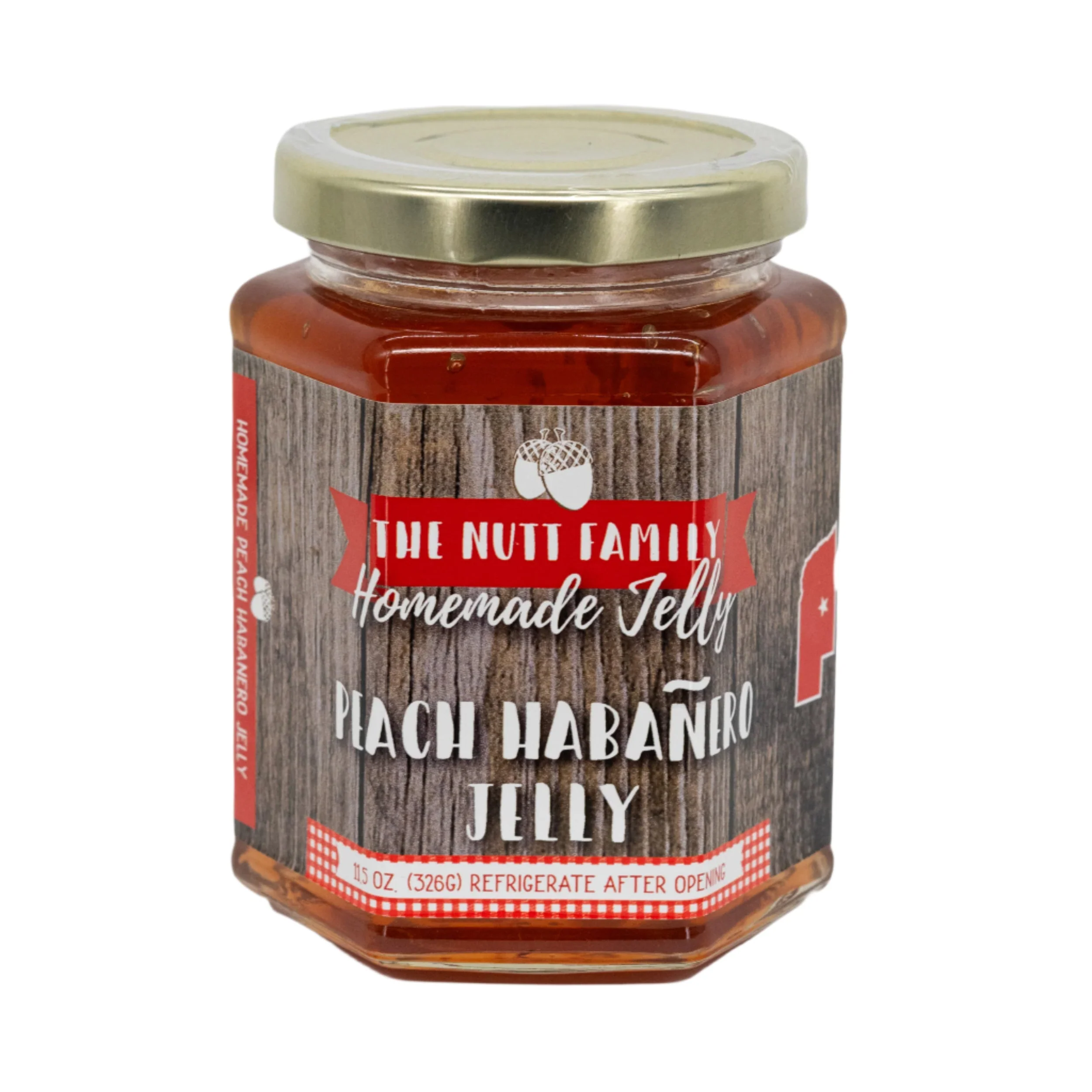 Peach Habanero Jelly | Pack of 2 | 11.5 oz | Nutt Family Jams & Jellies - Image 2