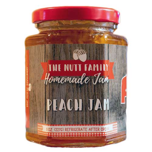 Peach Jam | Pack of 2 | 9 oz | Nutt Family Jams & Jellies - Image 2