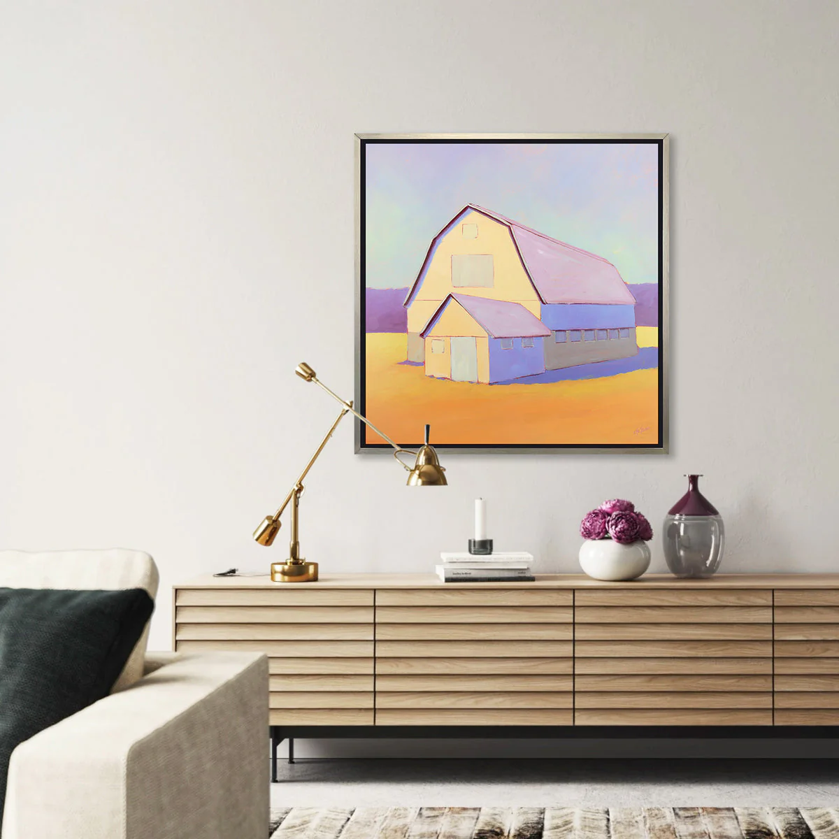 Peaches and Buttercream - Open Edition Canvas Print - Image 2