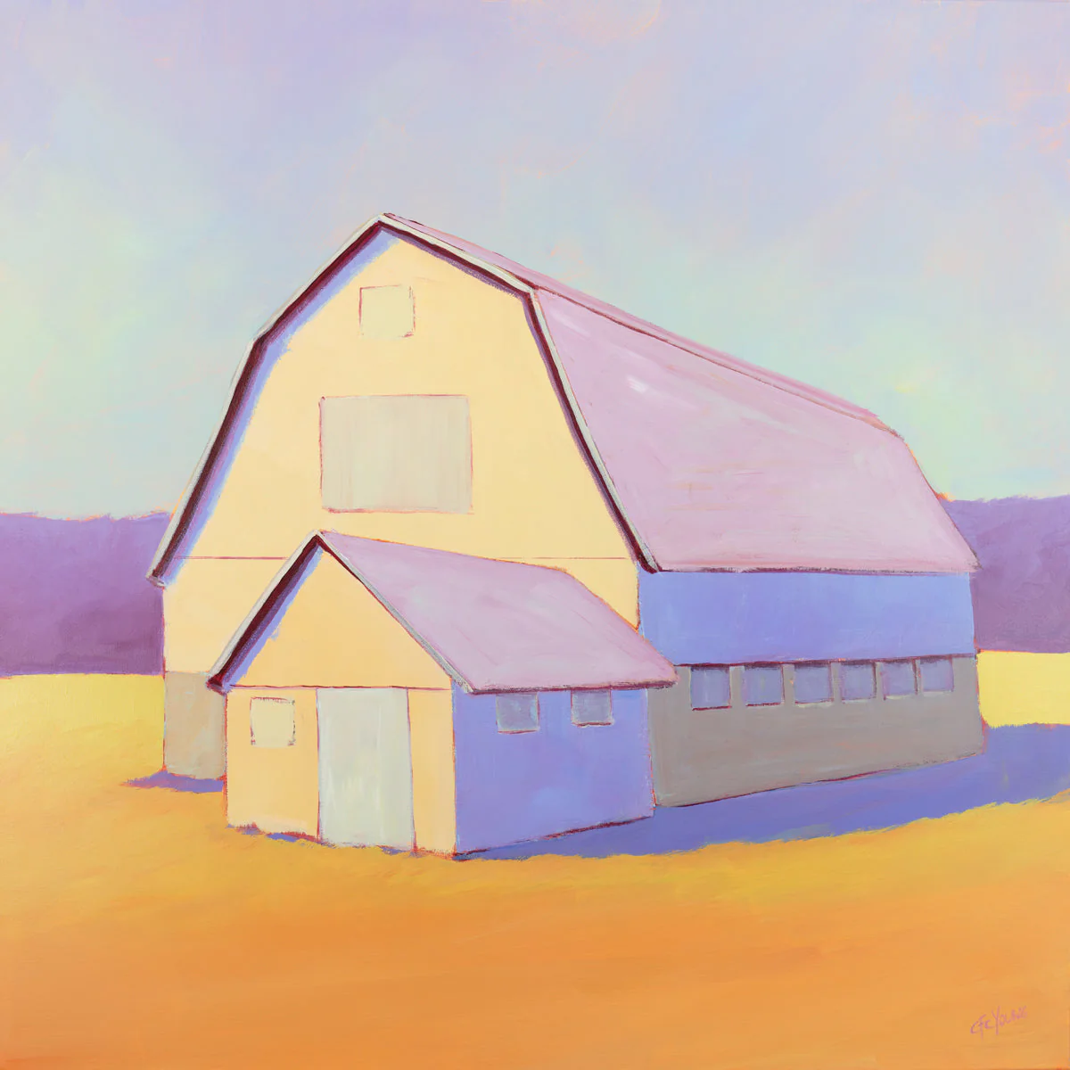 Peaches and Buttercream - Open Edition Canvas Print - Image 3