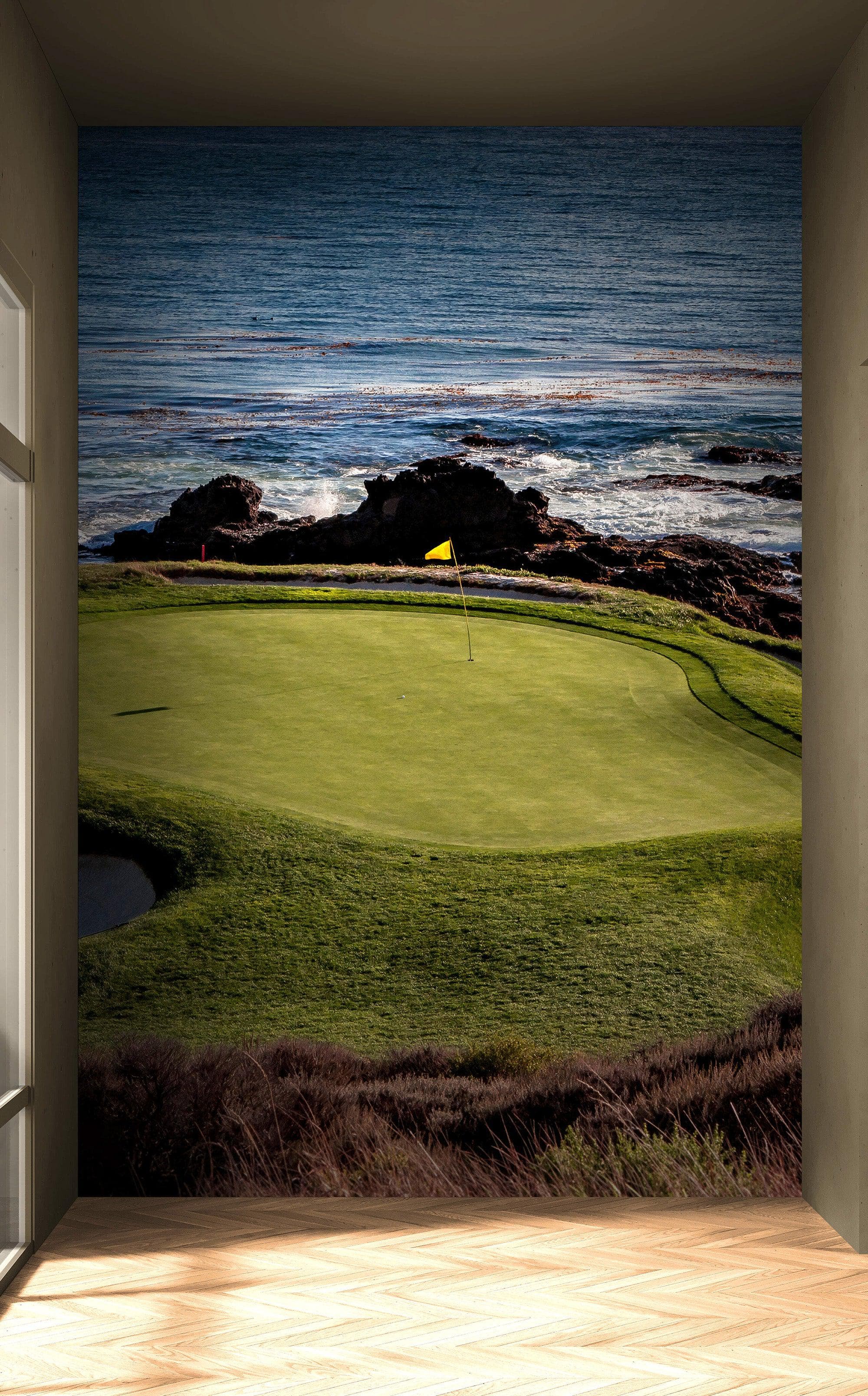 Pebble Beach Golf Course Wallpaper Mural. #6977 - Image 3