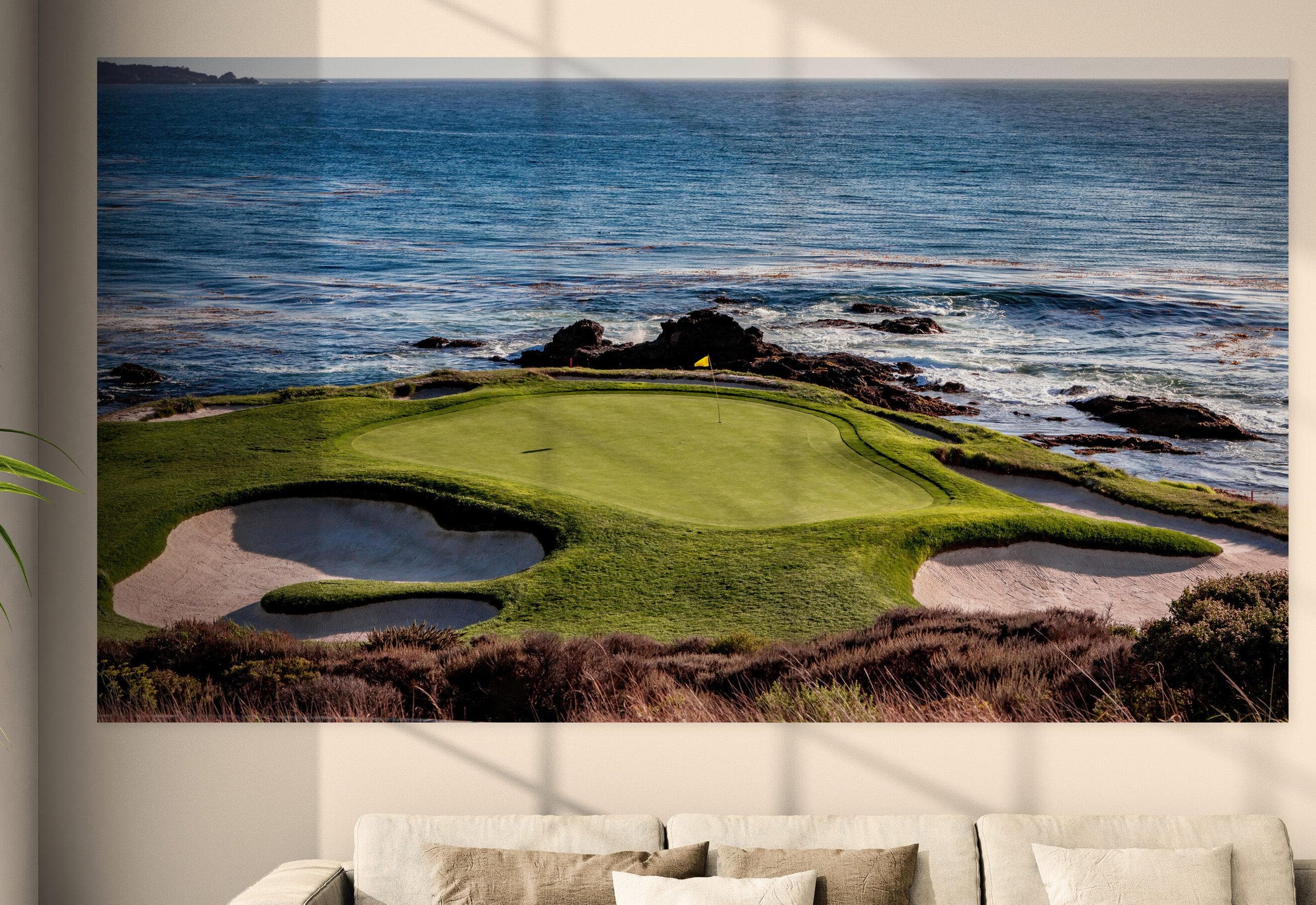 Pebble Beach Golf Course Wallpaper Mural. #6977 - Image 4