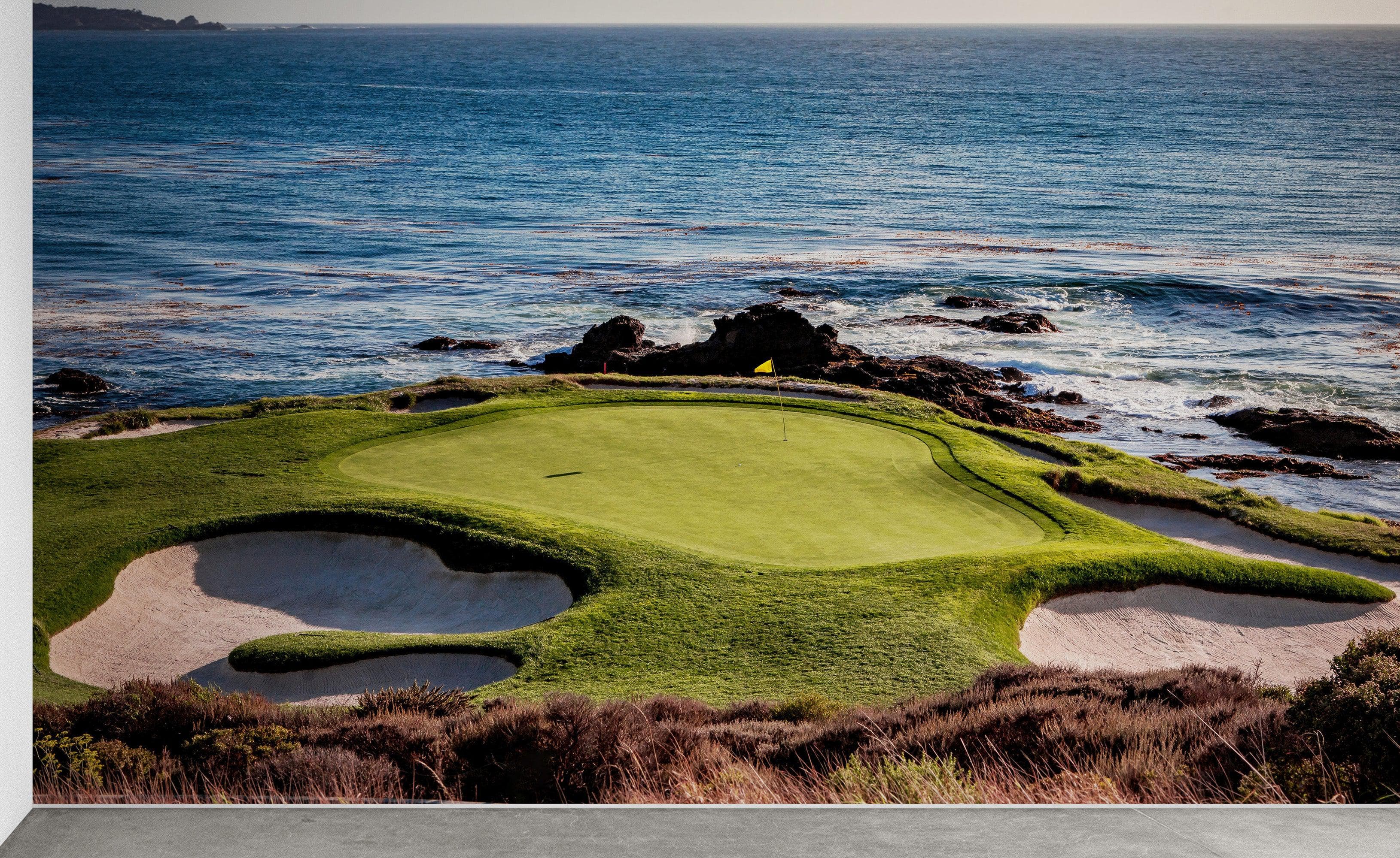 Pebble Beach Golf Course Wallpaper Mural. #6977 - Image 5