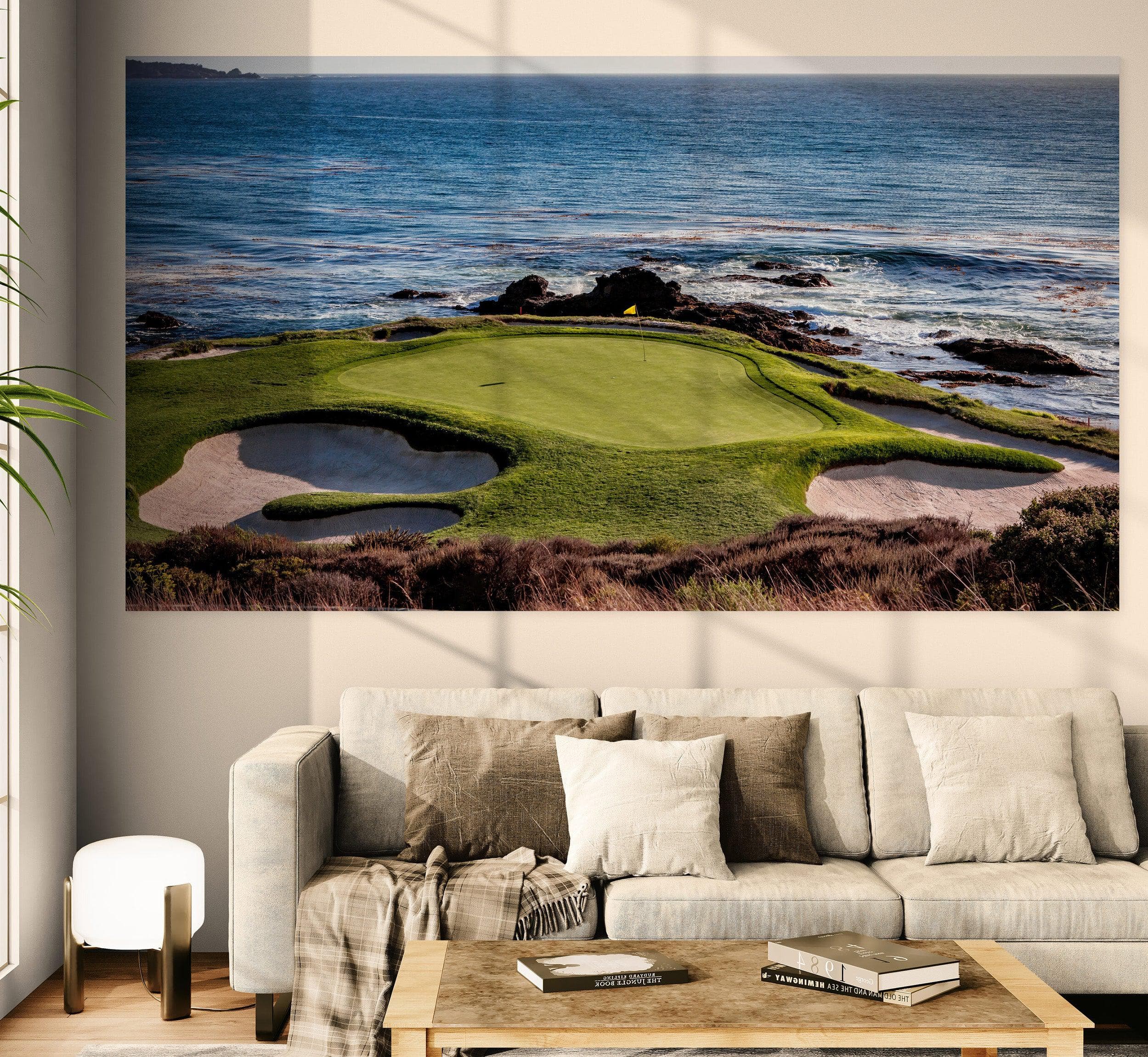 Pebble Beach Golf Course Wallpaper Mural. #6977 - Image 6