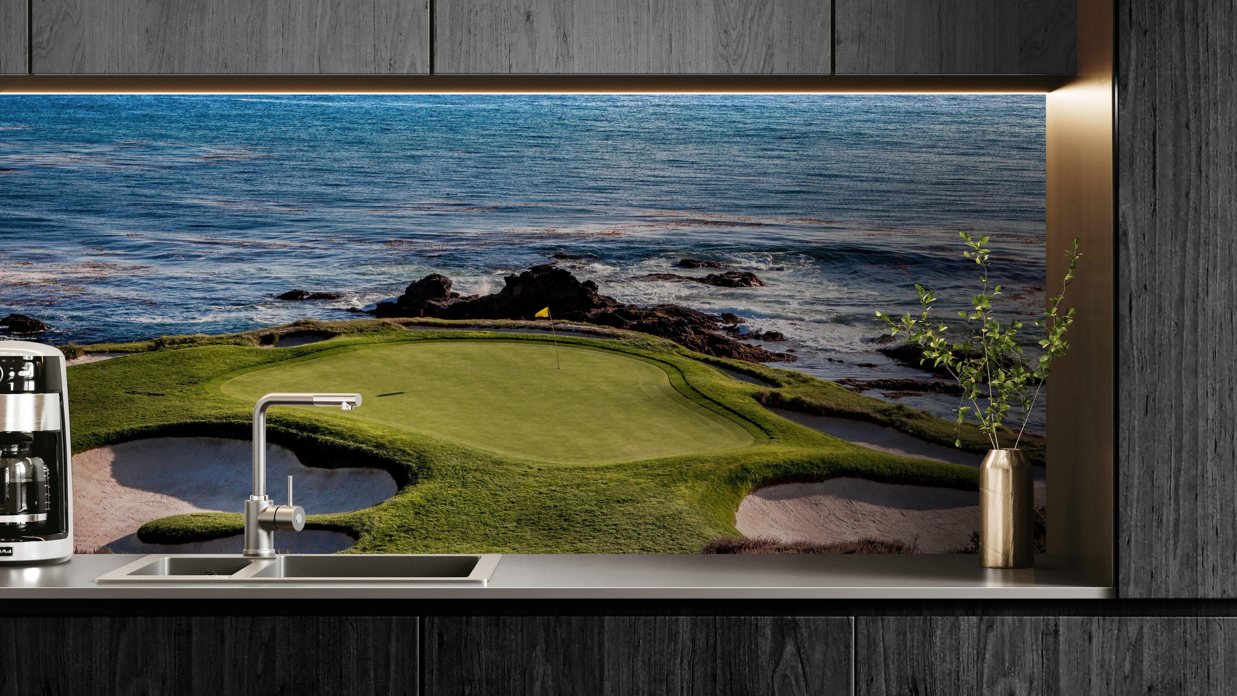 Pebble Beach Golf Course Wallpaper Mural. #6977 - Image 7